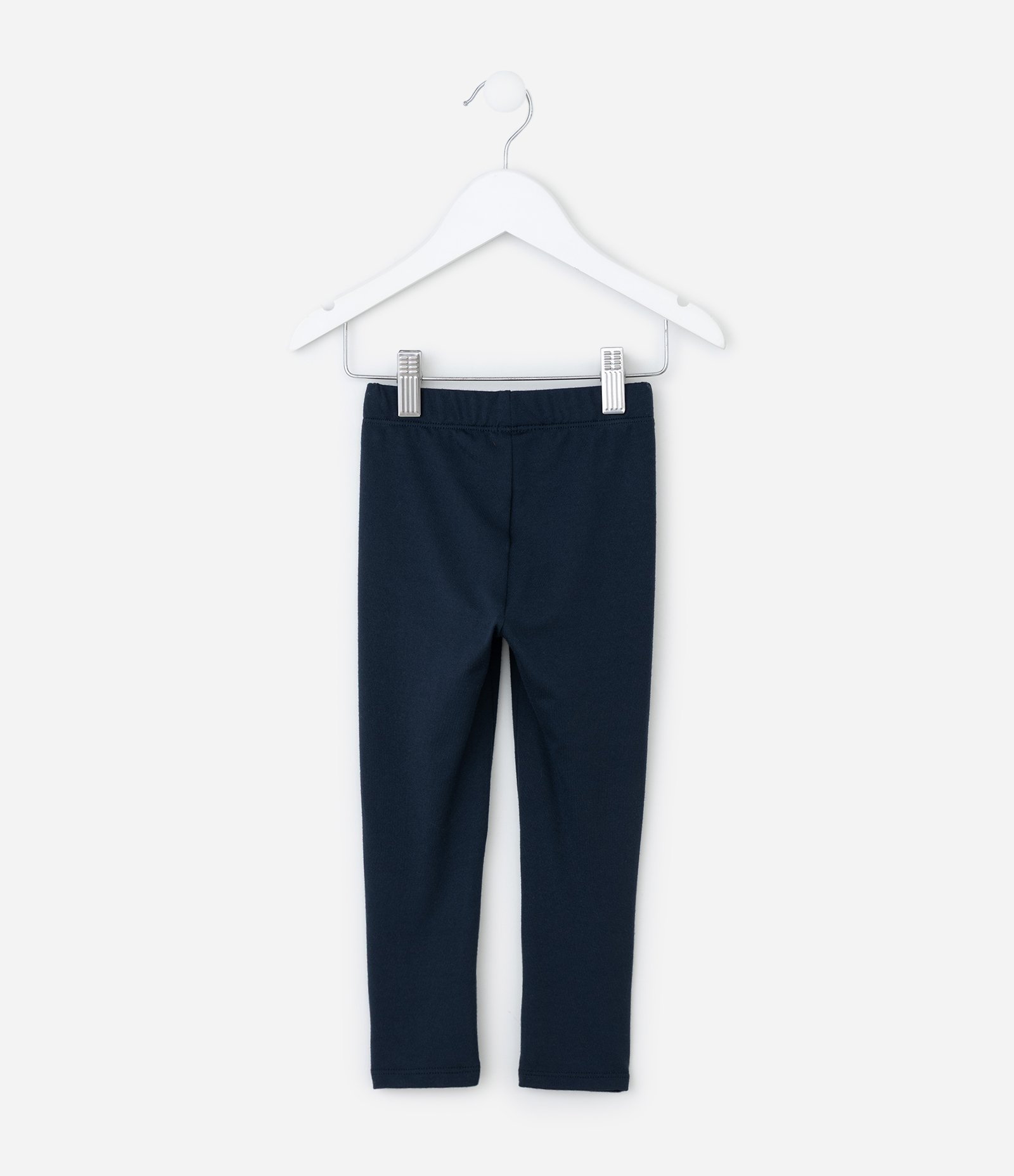 Calça Legging Infantil em Malha Térmica - Tam 1 a 5 Anos Azul Marinho 3