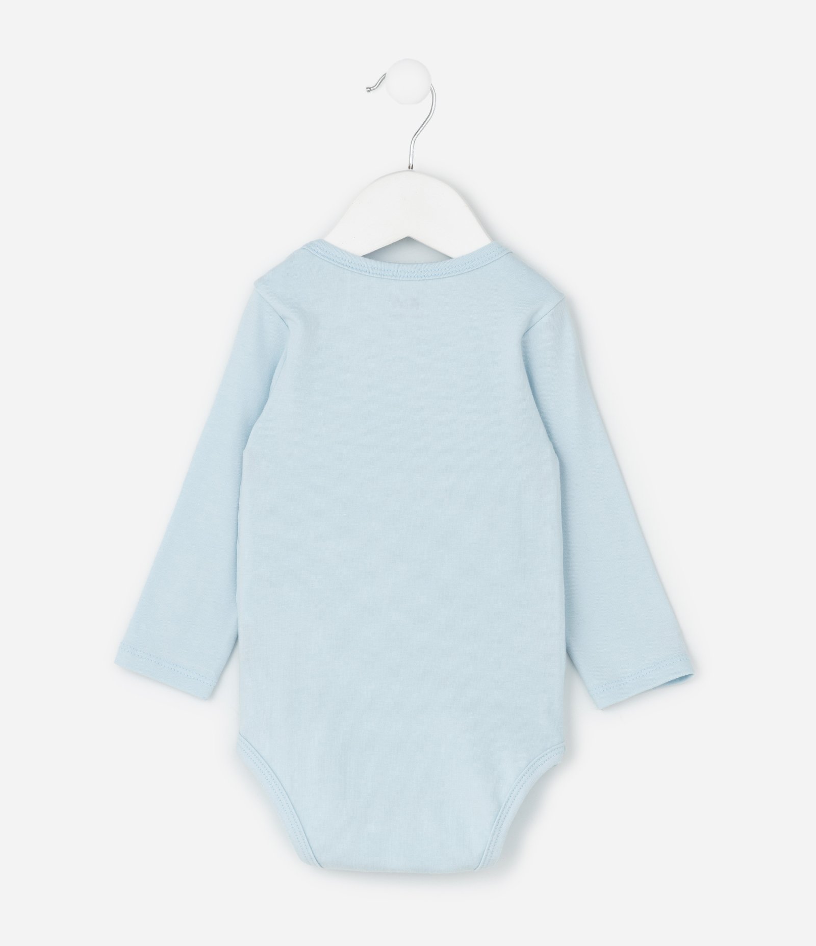 Body Infantil Manga Longa com Estampa Ovelha – Tam RN a 18 Meses Azul Claro 2
