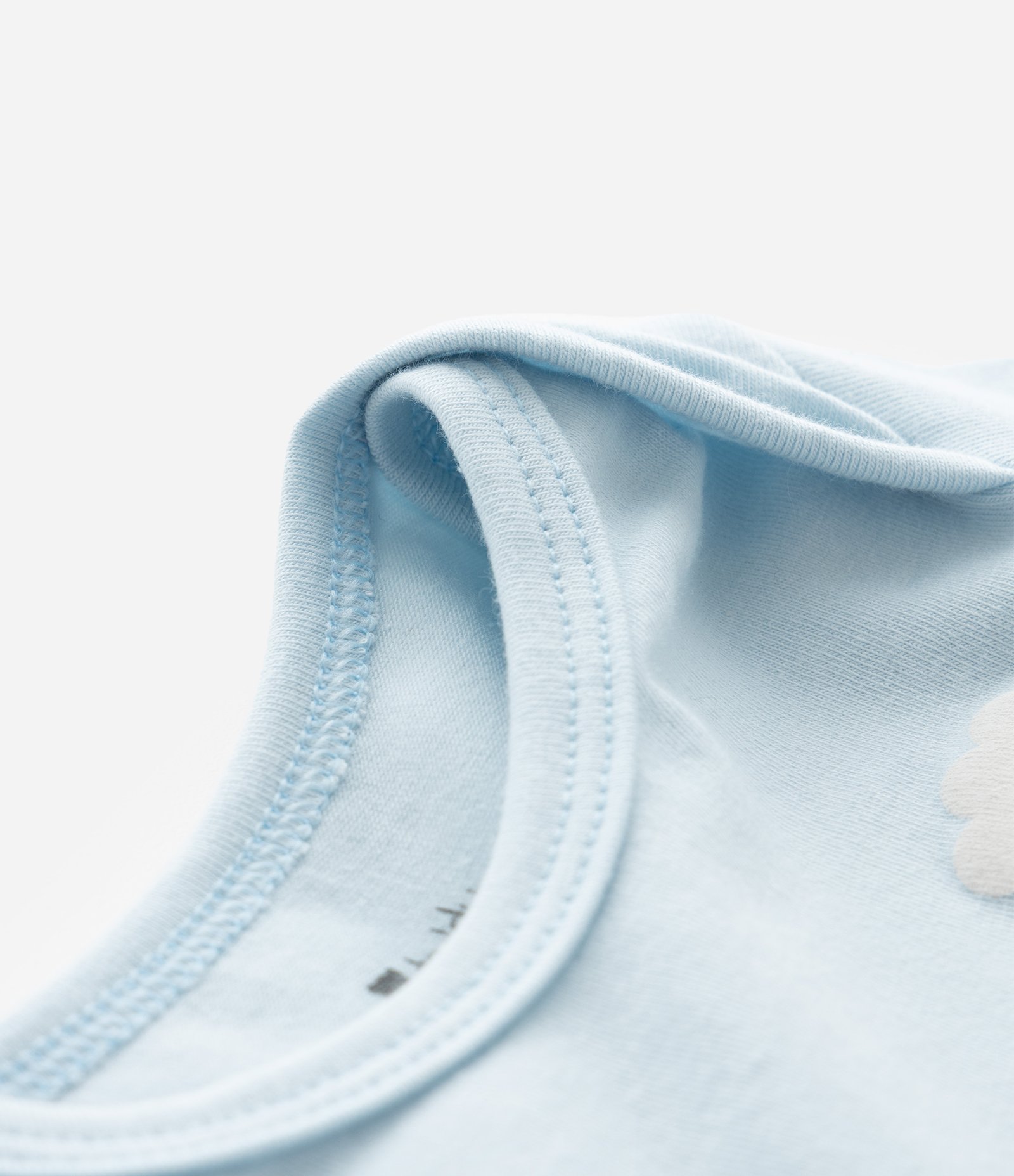 Body Infantil Manga Longa com Estampa Ovelha – Tam RN a 18 Meses Azul Claro 4