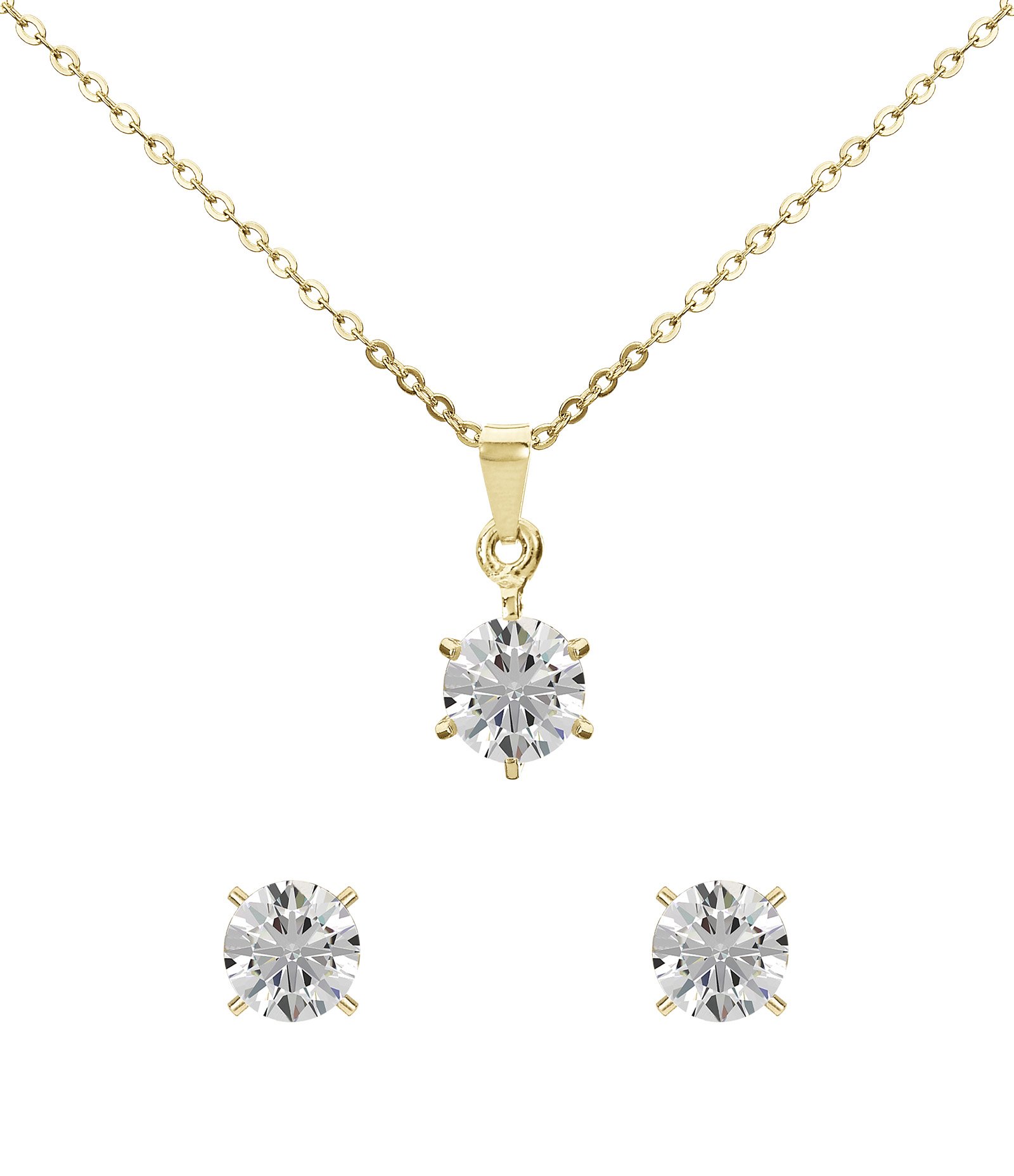 Kit Relógio Analógico Champion em Aço CN25314W Dourado 2