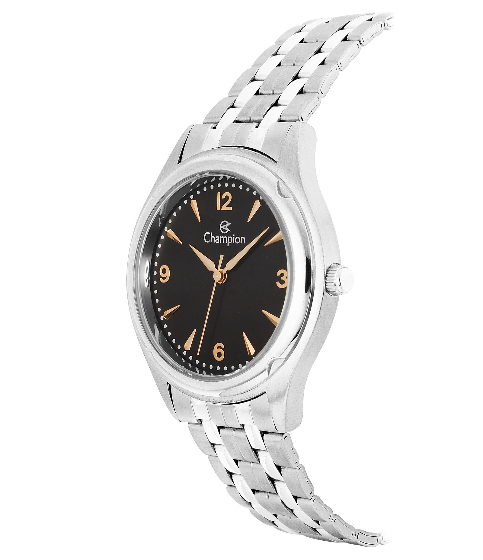 Kit Relógio Analógico Champion em Aço CN20462I Prata 3