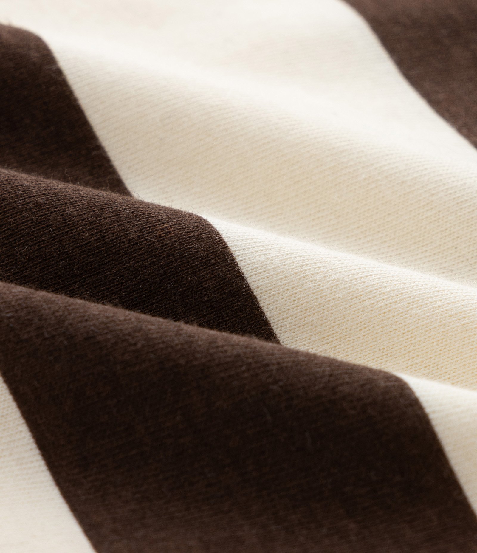 Conjunto Infantil Camiseta Listrada com Bermuda – Tam 1 a 5/6 Anos Marrom/Off White 4