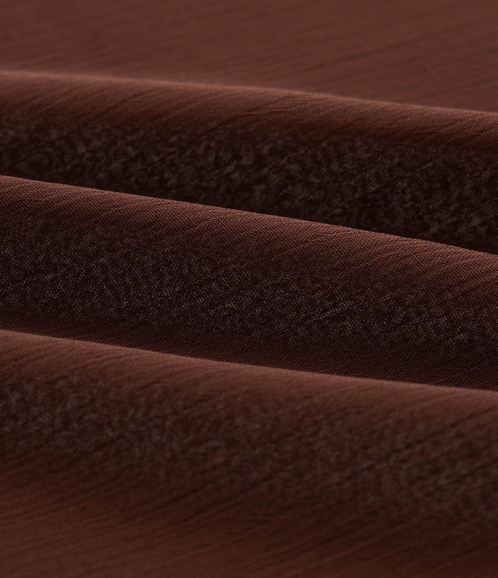 Blusa Manga Longa em Crepe com Amarrações Curve & Plus Size Marrom 3