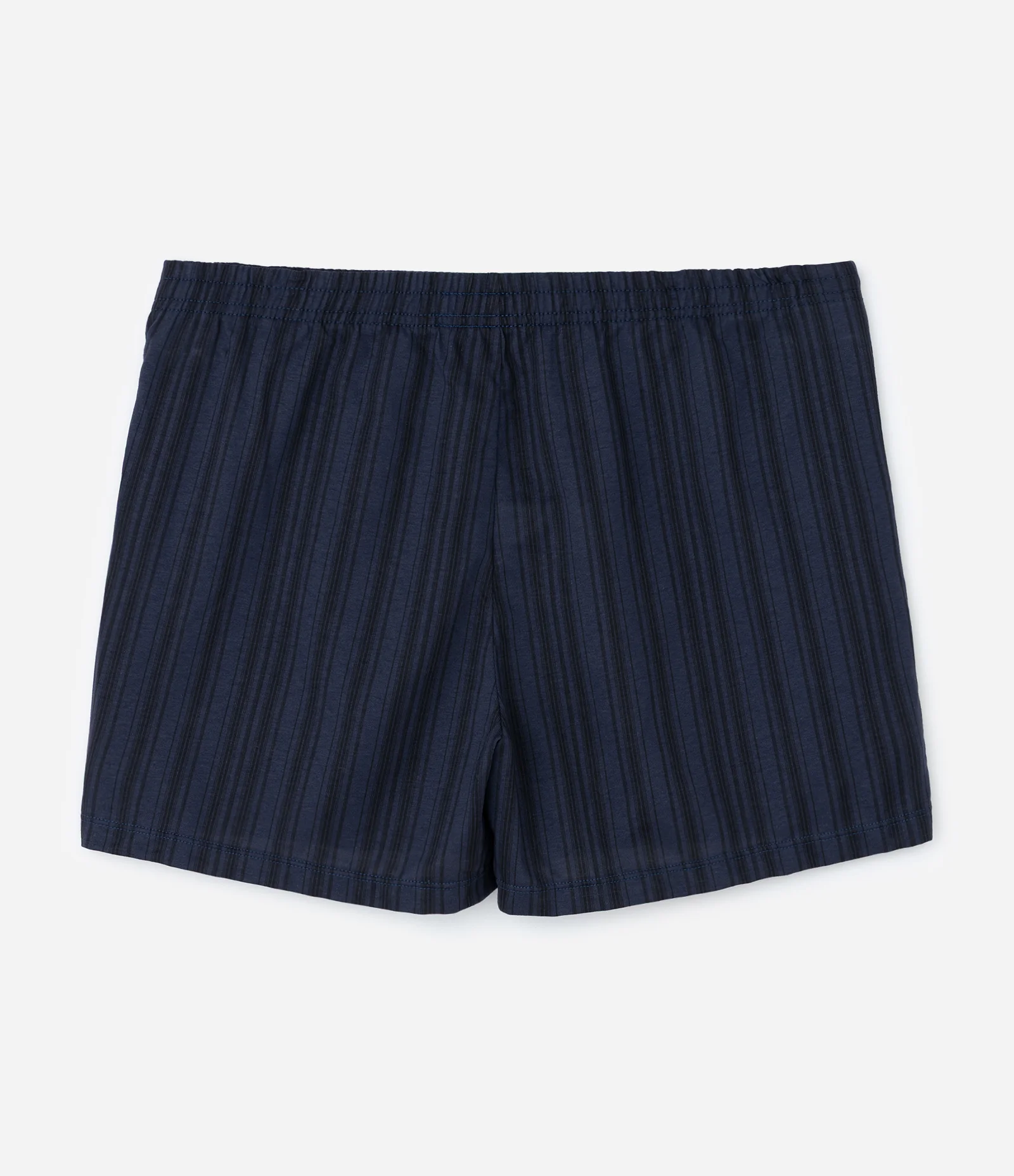 Cueca Samba-canção em Algodão Listrada Azul 5