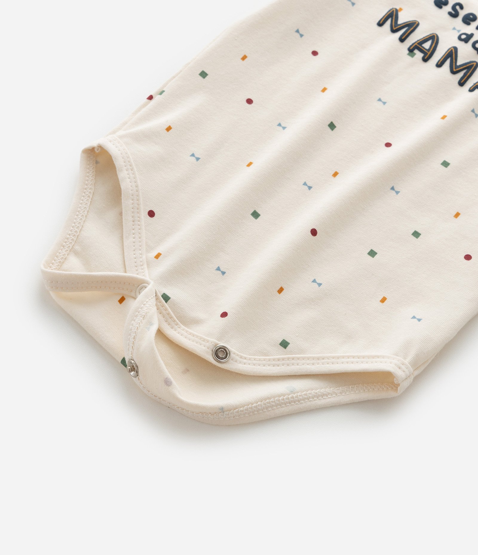 Body Infantil com Lettering Presentinho da Mamãe – Tam RN a 18 Meses Off White 5