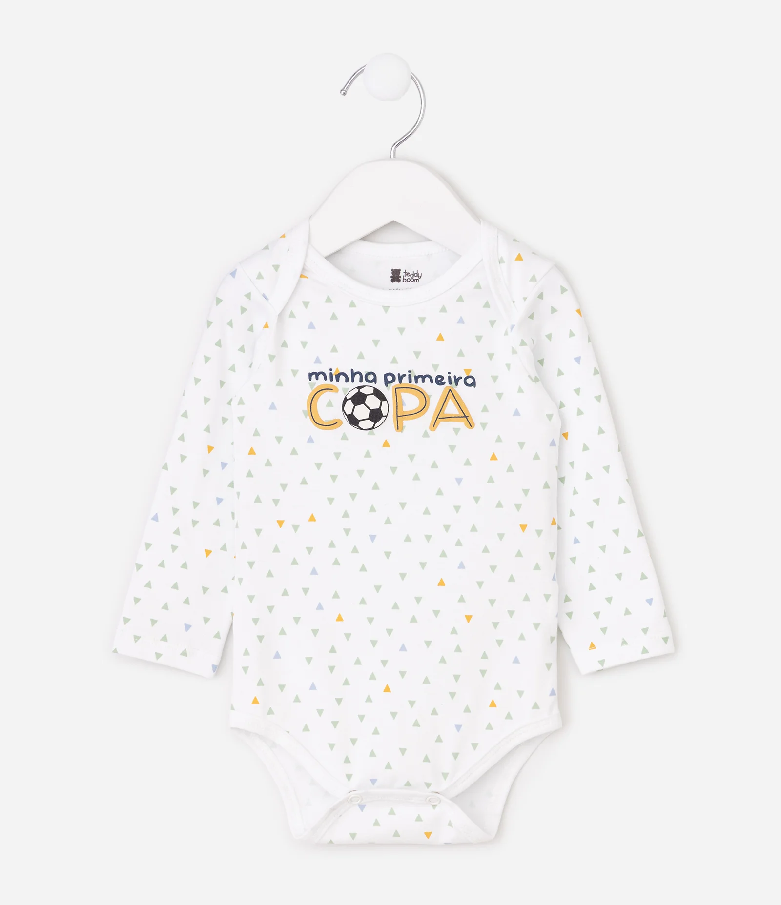 Body Infantil Esportivo Com Estampa Copa Do Mundo – Tam RN a 18 Meses Branco 2
