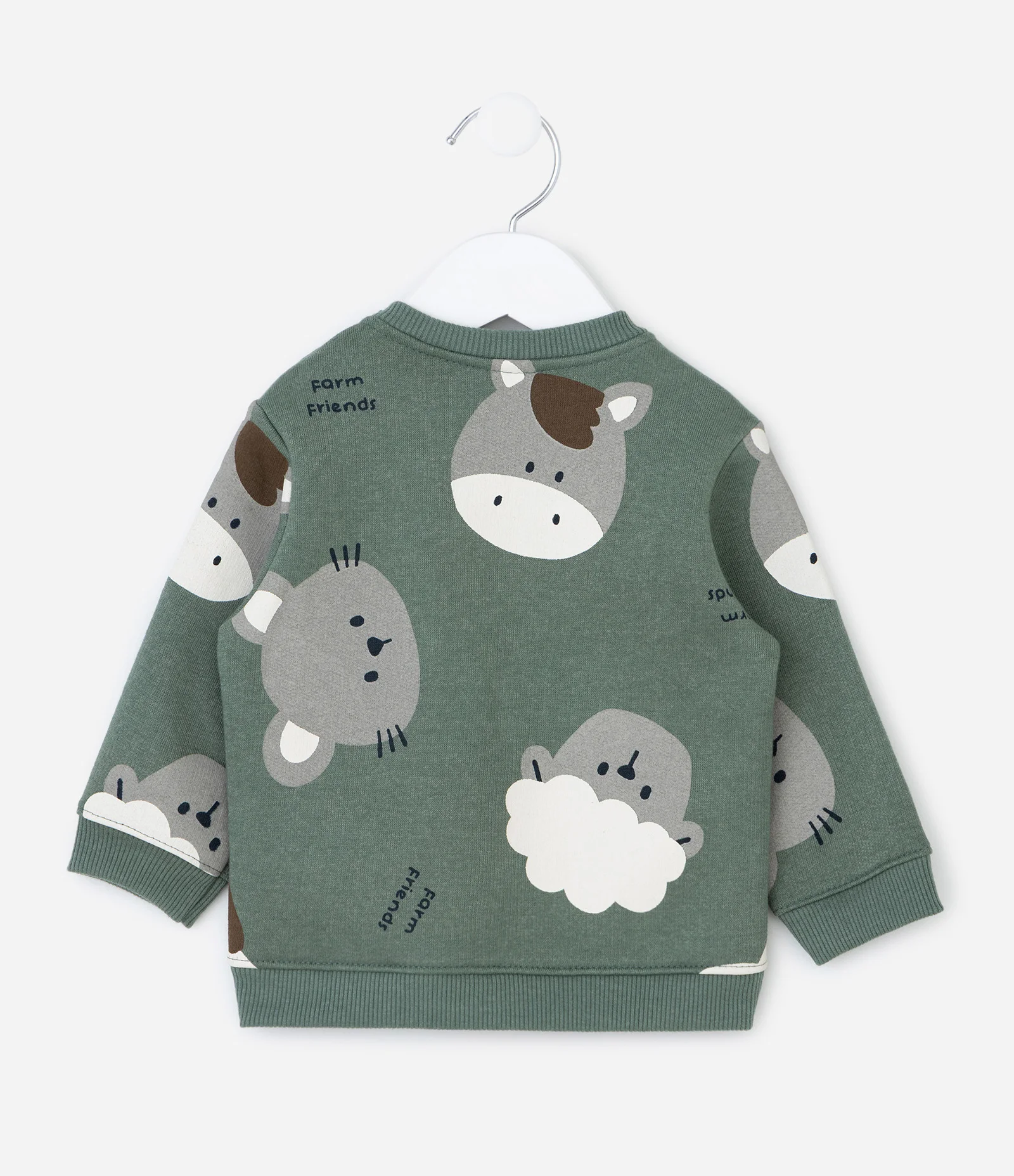 Casaco Infantil com Estampa de Animais – Tam 0 a 18 Meses Verde 2