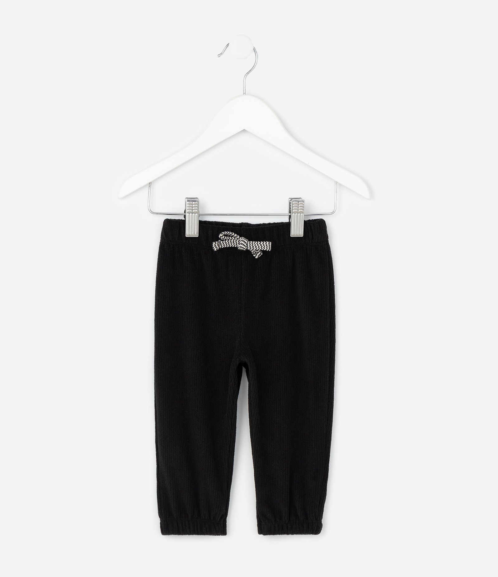 Calça Infantil Canelada Conforto – Tam 0 a 18 Meses Preto 1