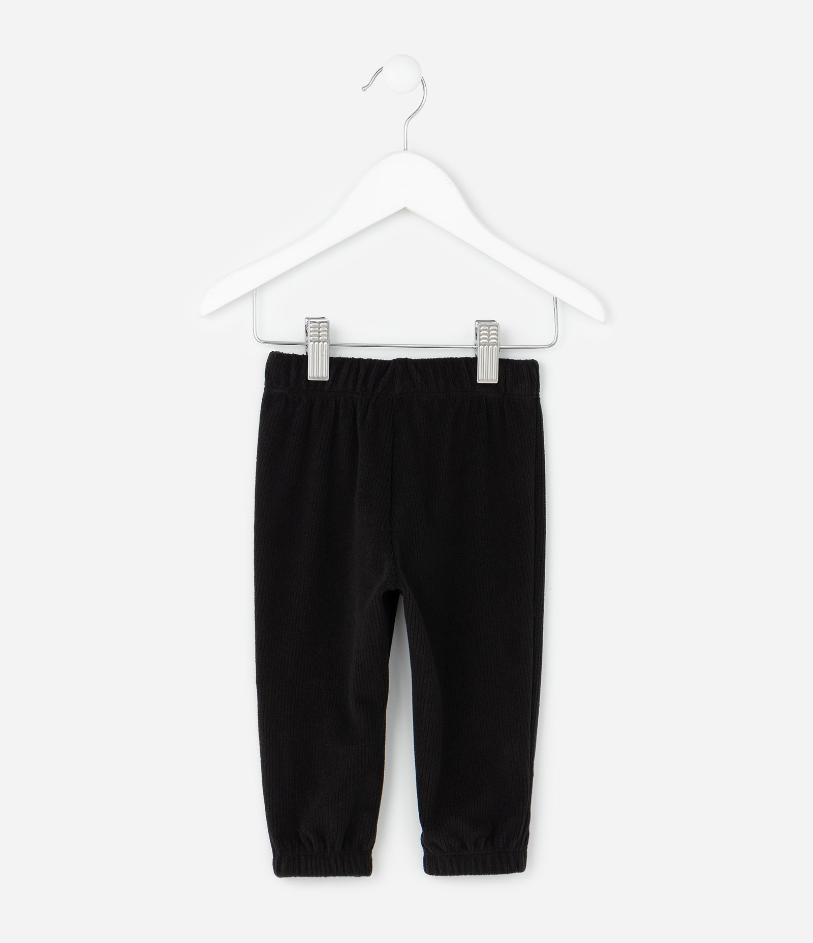 Calça Infantil Canelada Conforto – Tam 0 a 18 Meses Preto 2