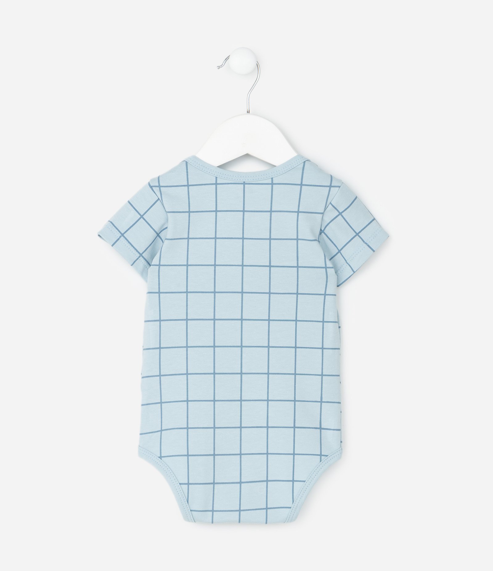 Body Infantil com Estampa Leão – Tam 0 a 18 Meses Azul Claro 3
