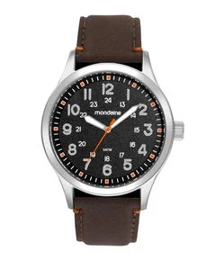Relógio Analógico Mondaine Metal e Couro Sintético 99827G0MVNH2    