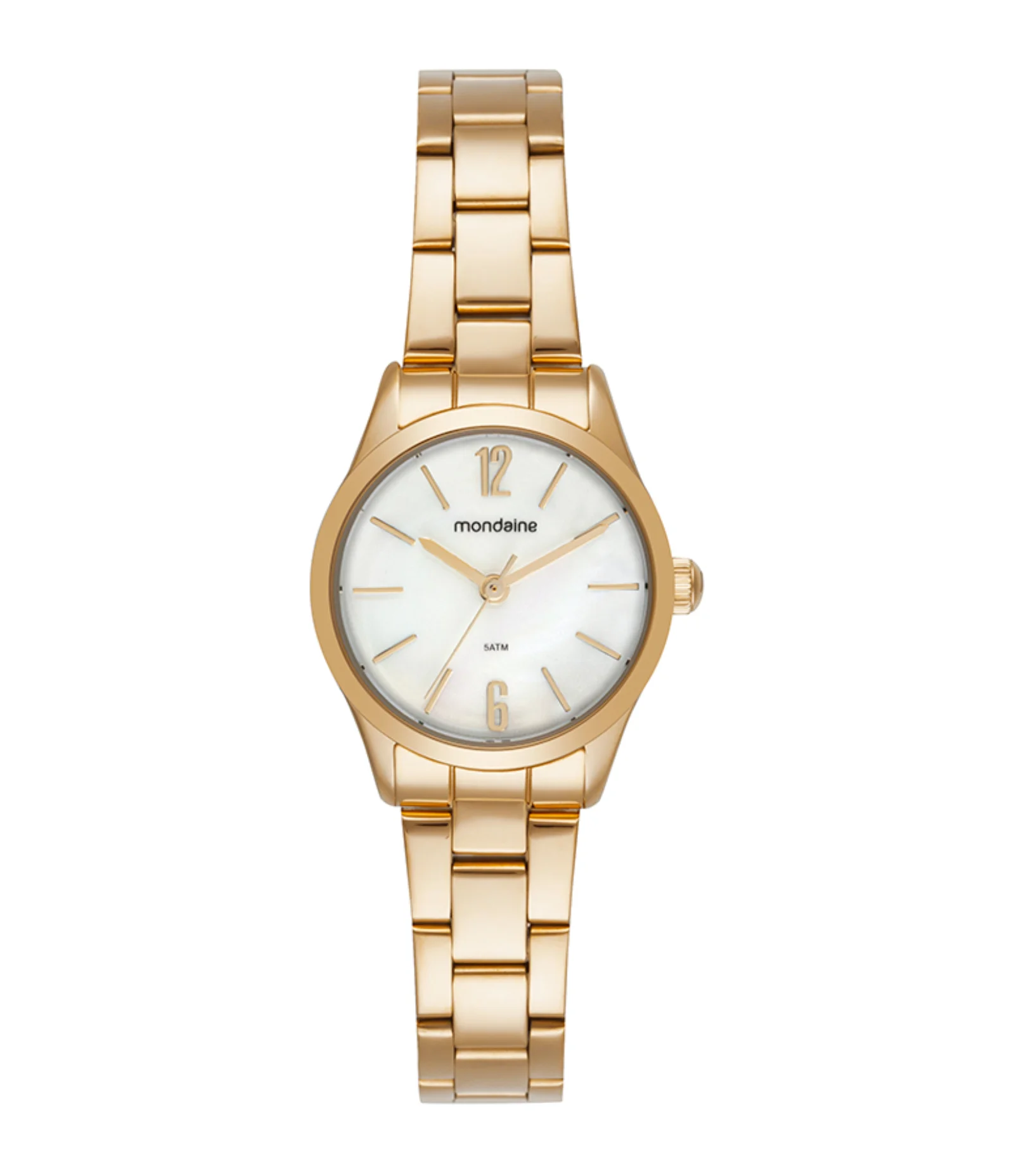 Relógio Analógico Mondaine Aço 99823LPMVDE1KB       Dourado 1