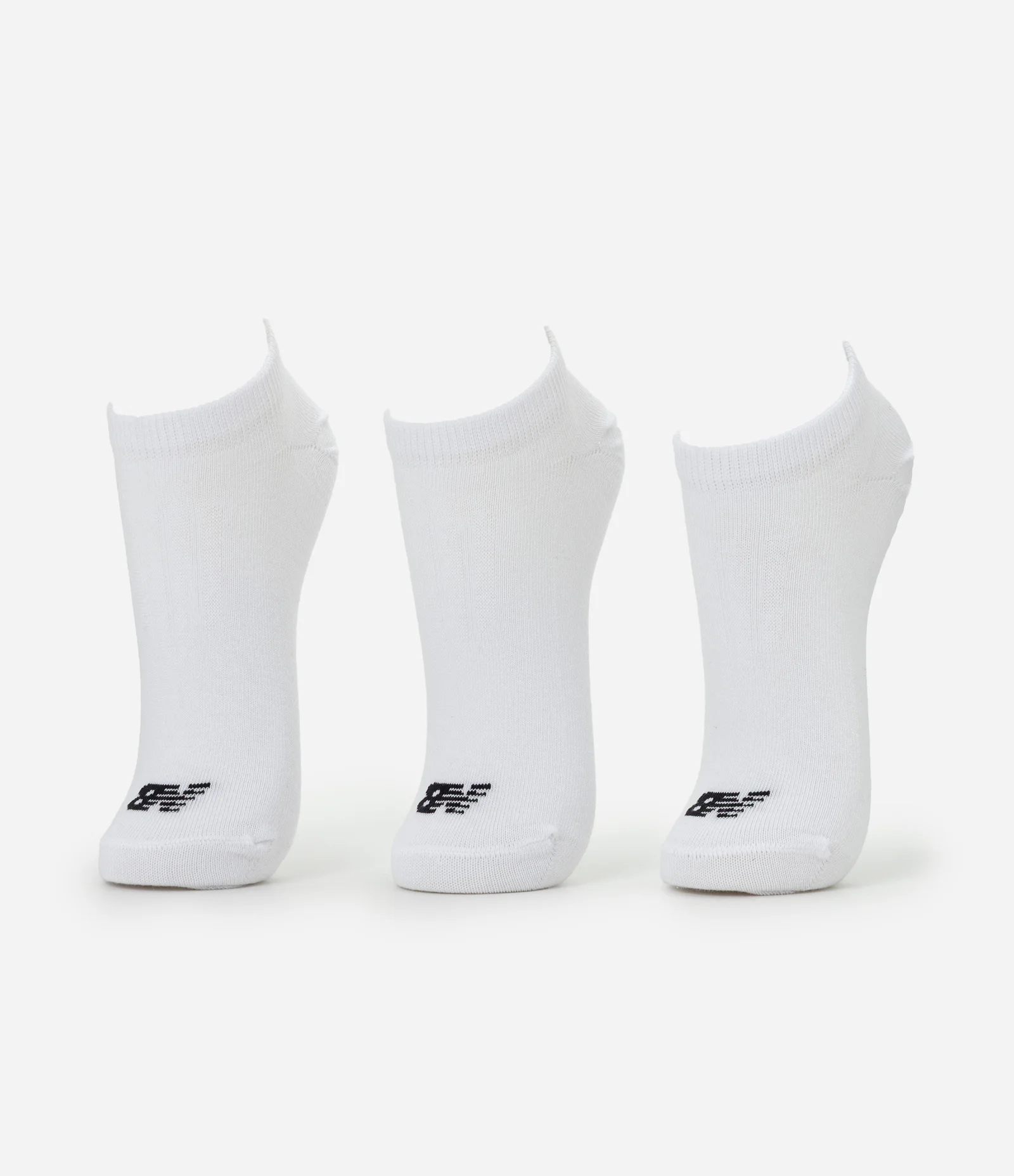 Kit 03 Meias Esportivas com Cano Baixo New Balance Branco 1