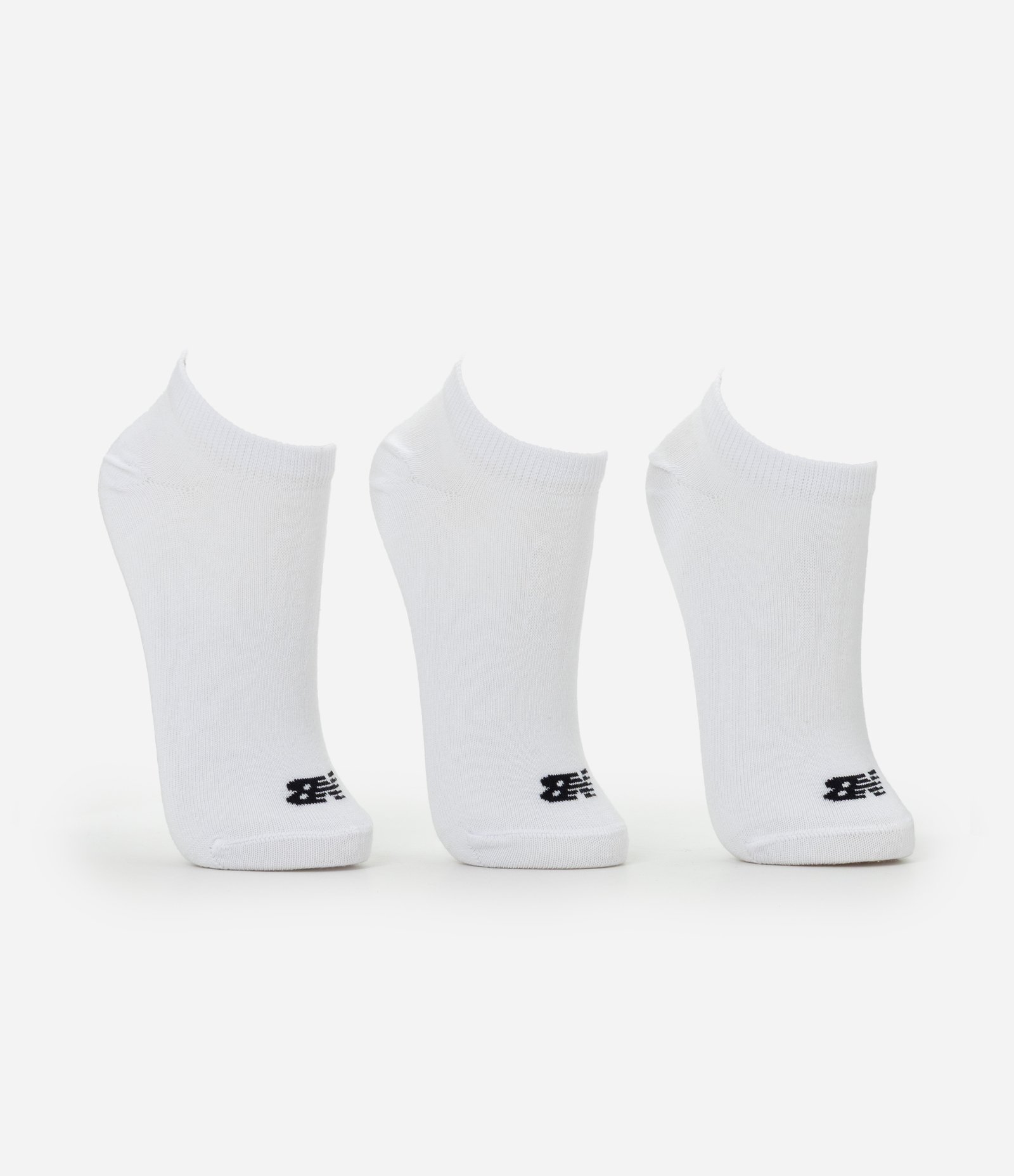 Kit 03 Meias Esportivas com Cano Baixo New Balance Branco 2