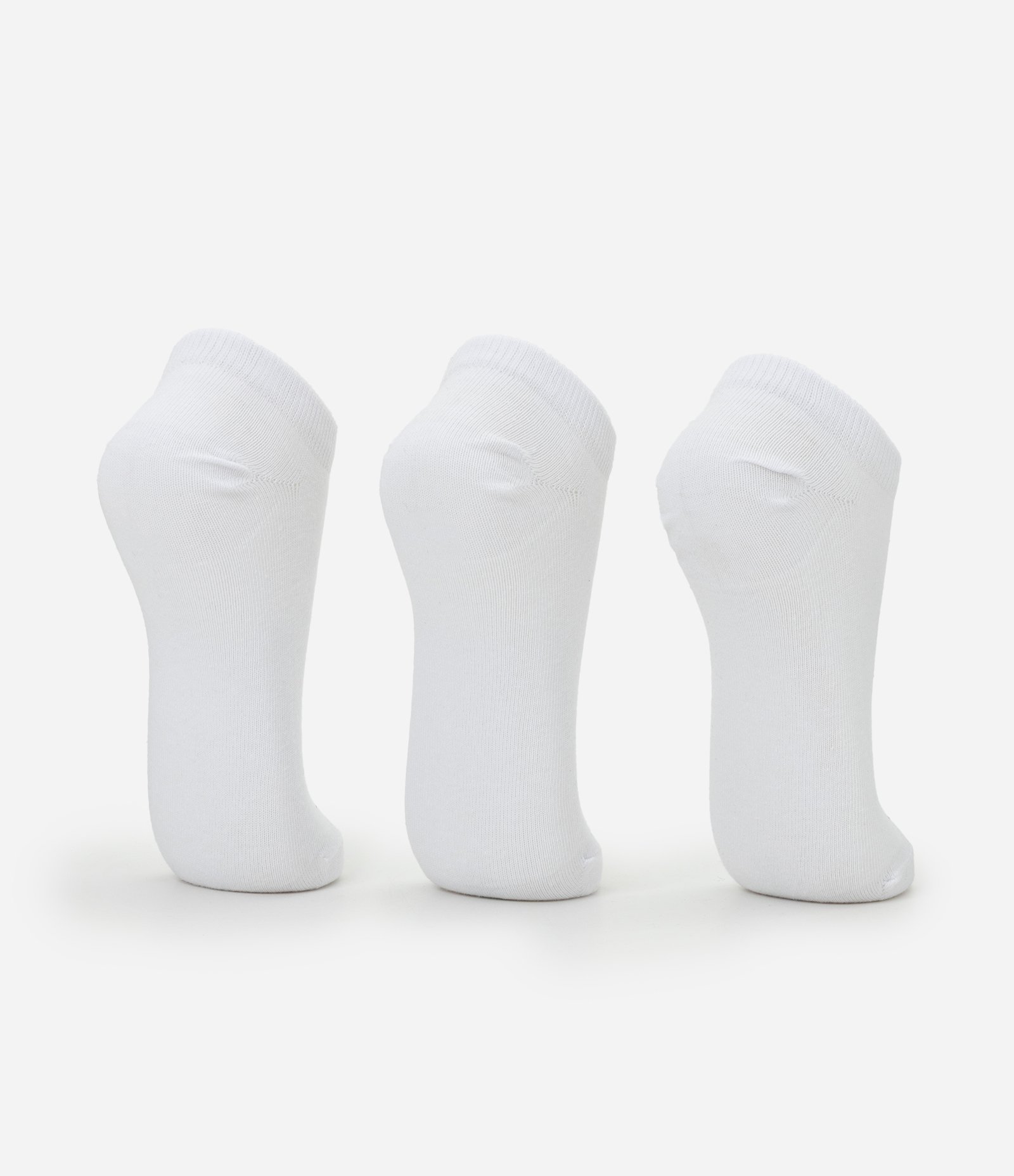 Kit 03 Meias Esportivas com Cano Baixo New Balance Branco 3