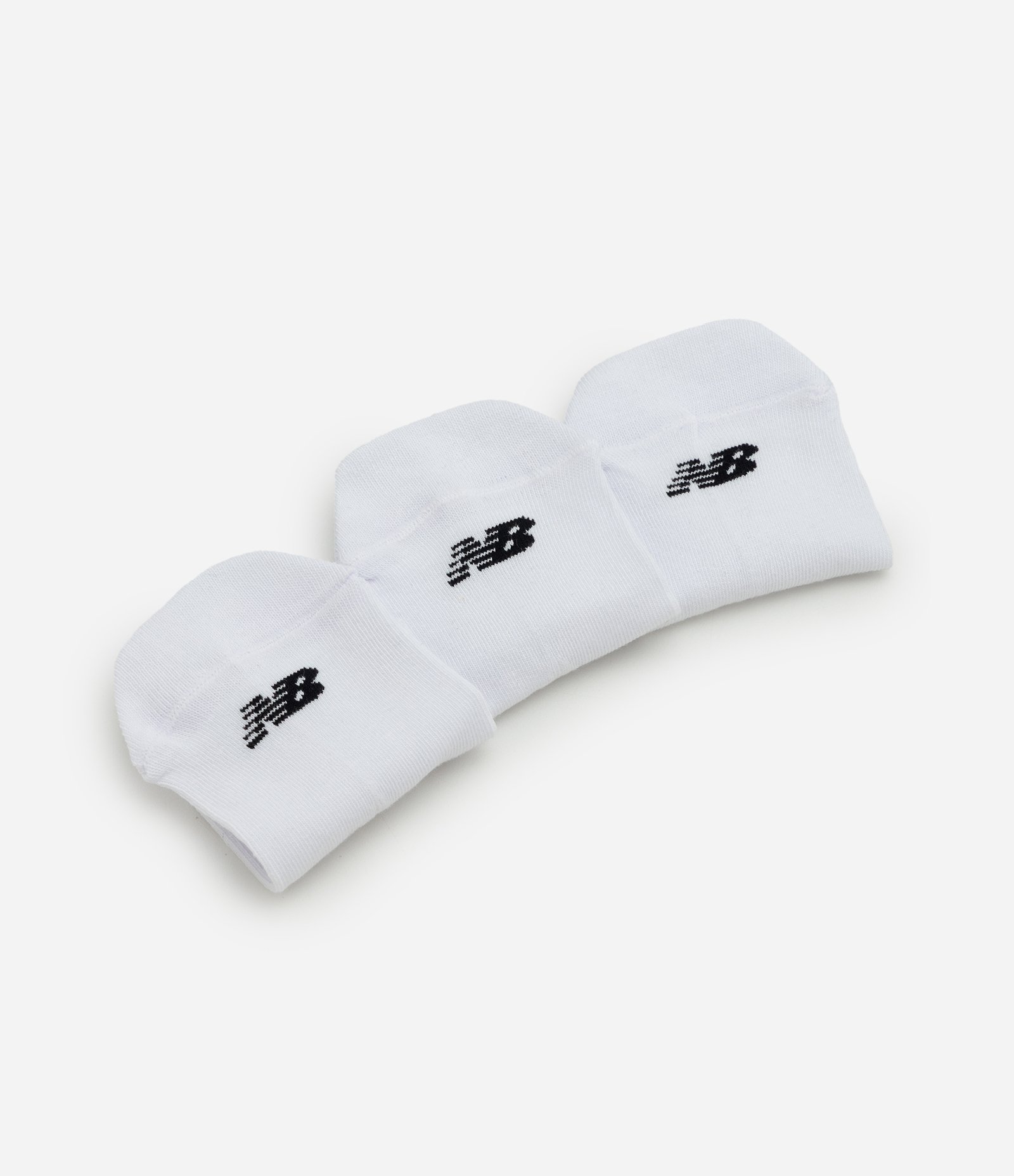 Kit 03 Meias Esportivas com Cano Baixo New Balance Branco 4