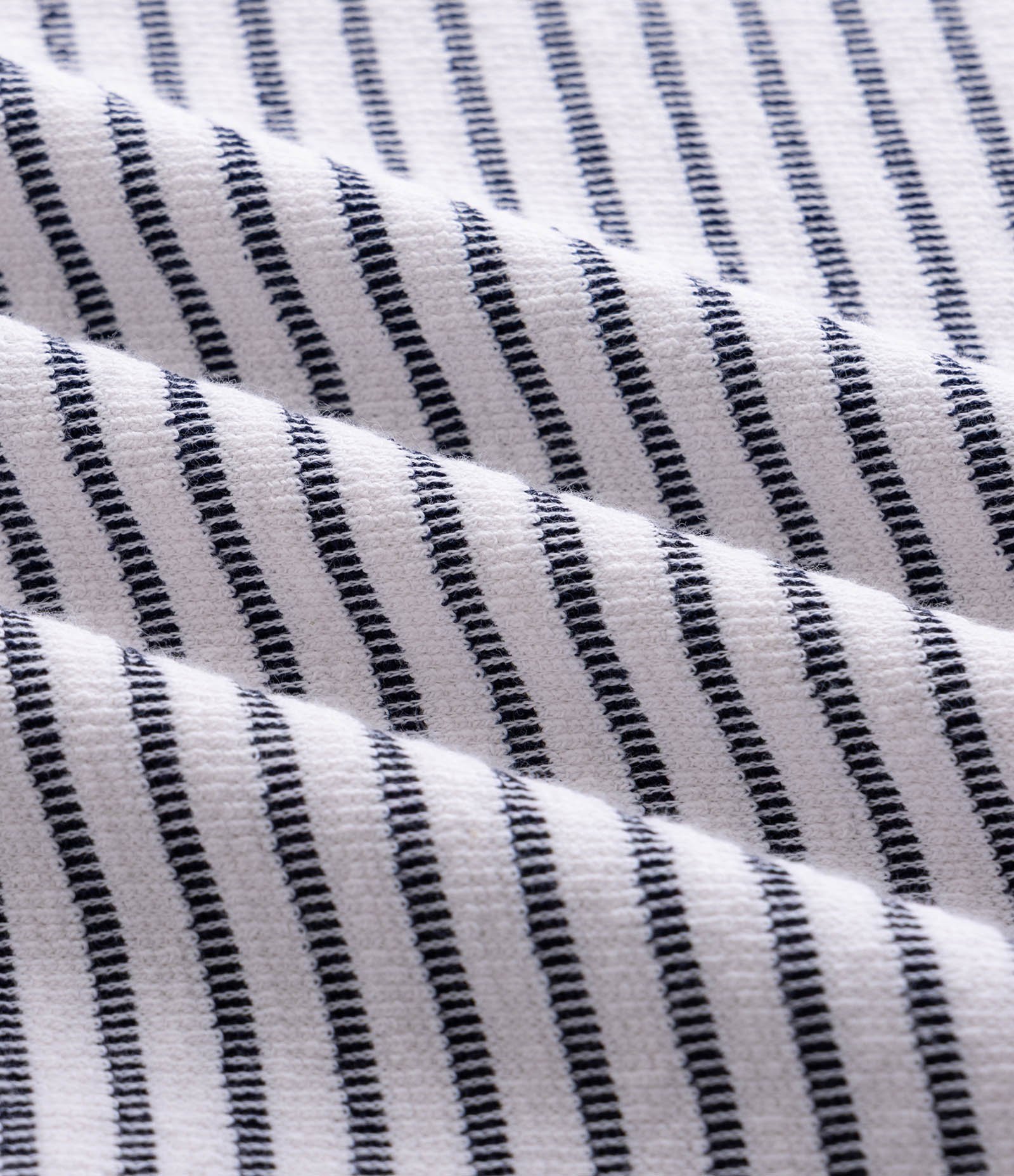 Camiseta em Algodão Listrada com Furinhos Azul 6