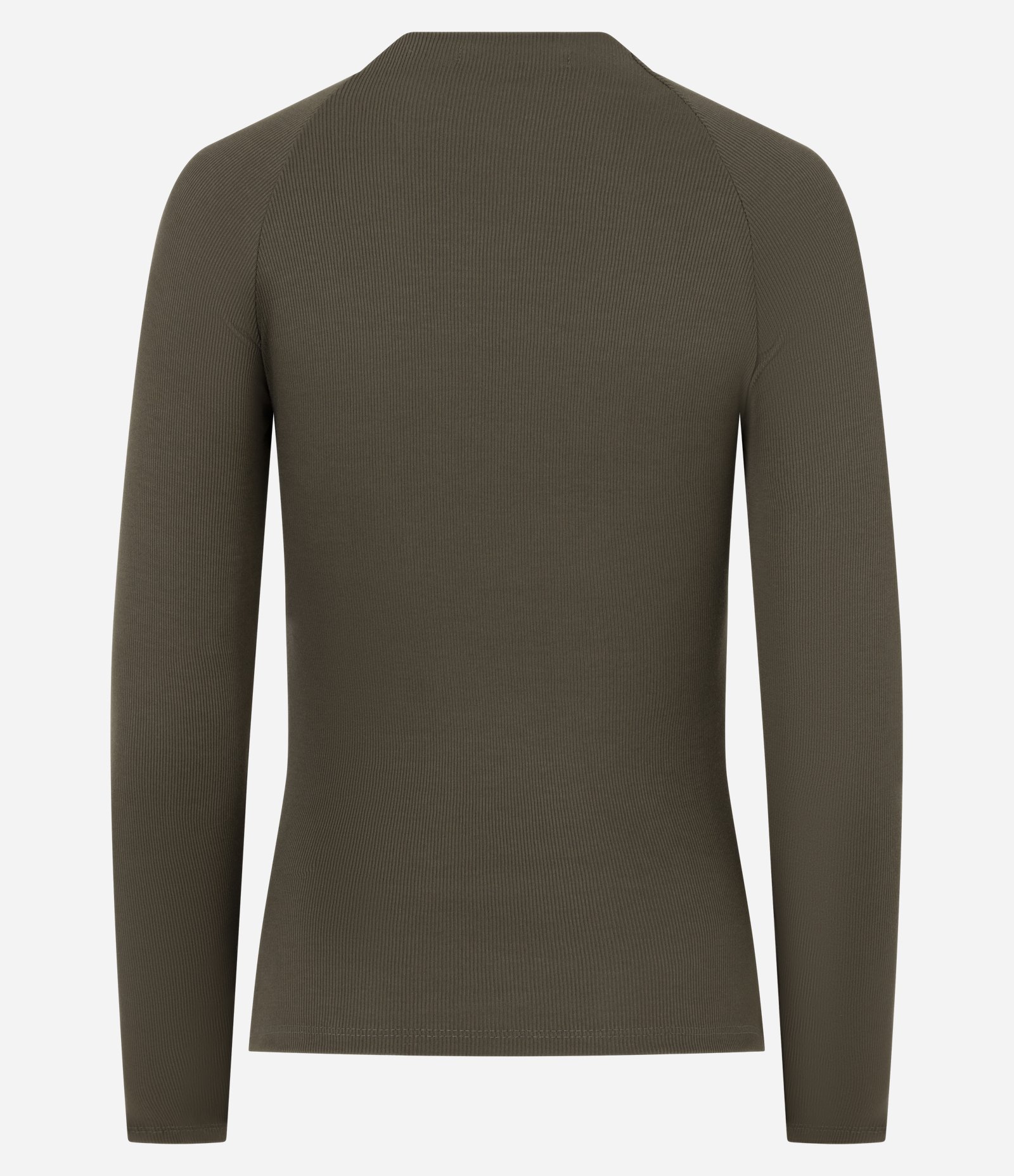 Blusa Básica em Viscose com Gola Alta e Cava Raglan Verde 3