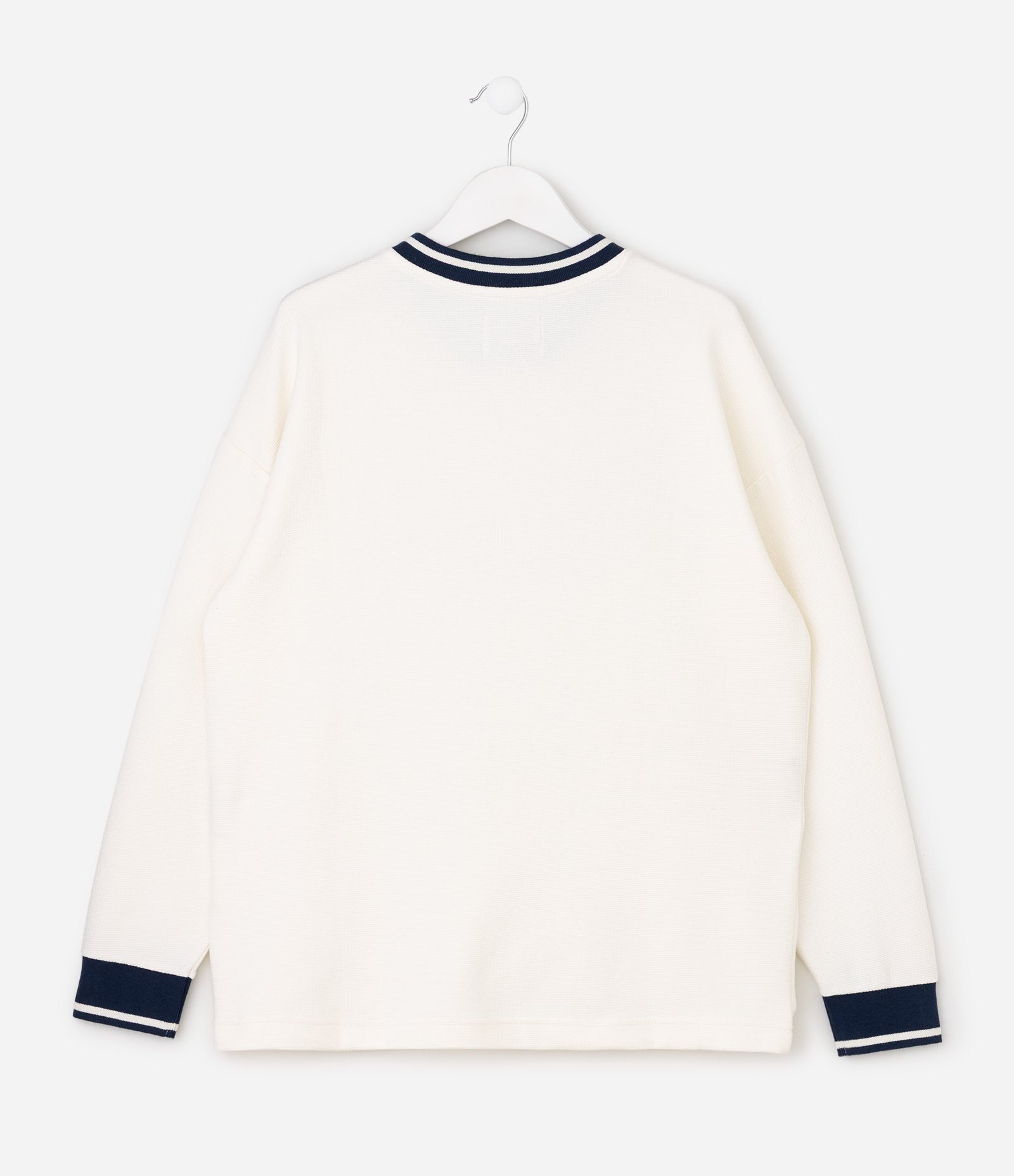 Camiseta Infantil em Algodão com Textura Picking Esportivo - Tam 5 a 14 Anos Off White 3
