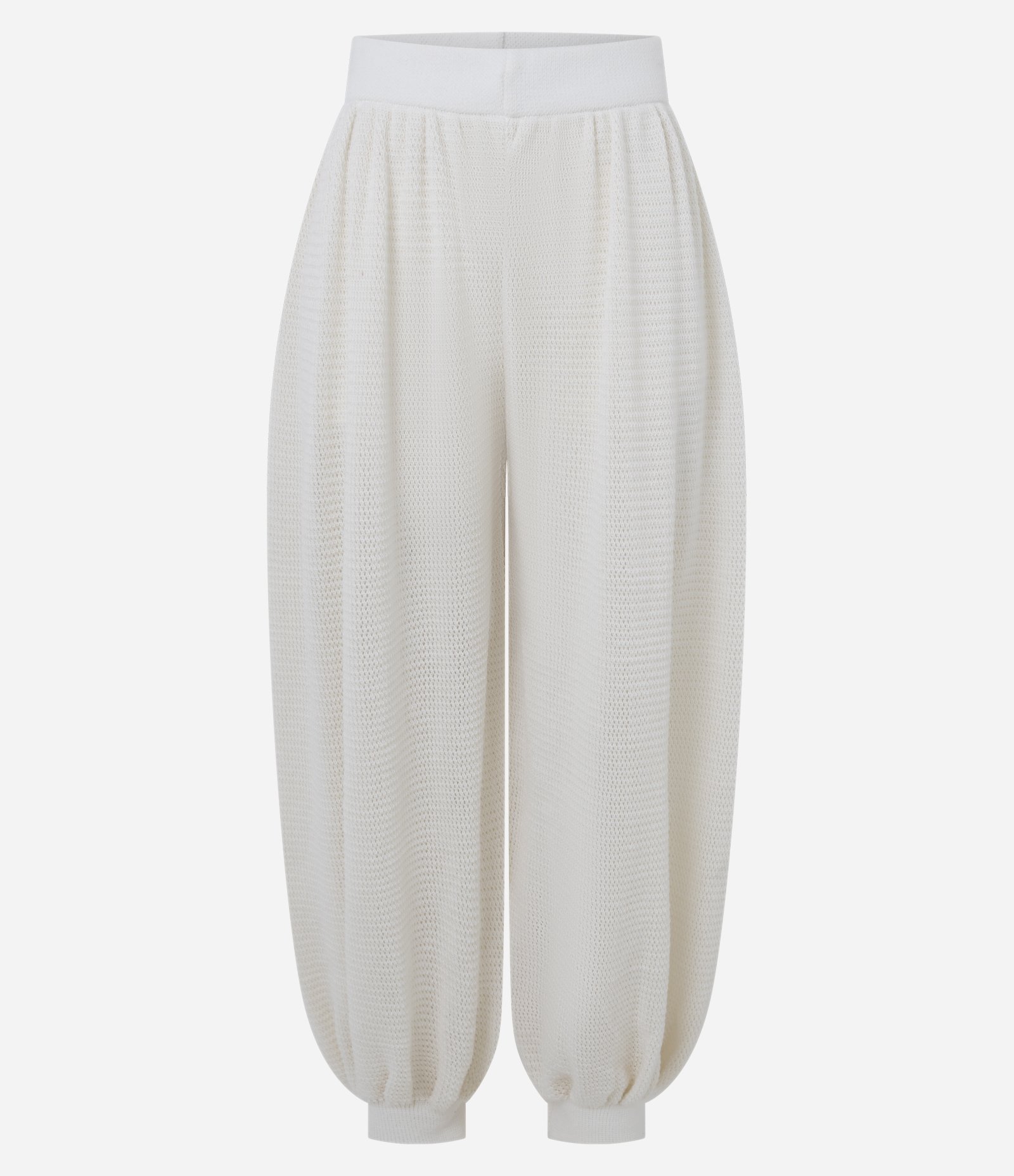 Calça Aladim em Tricô Branco 1