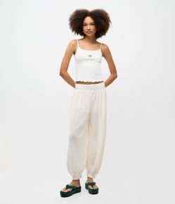 Calça Aladim em Tricô