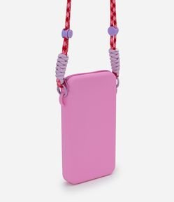Porta Celular em Silicone com Alça Contrastante