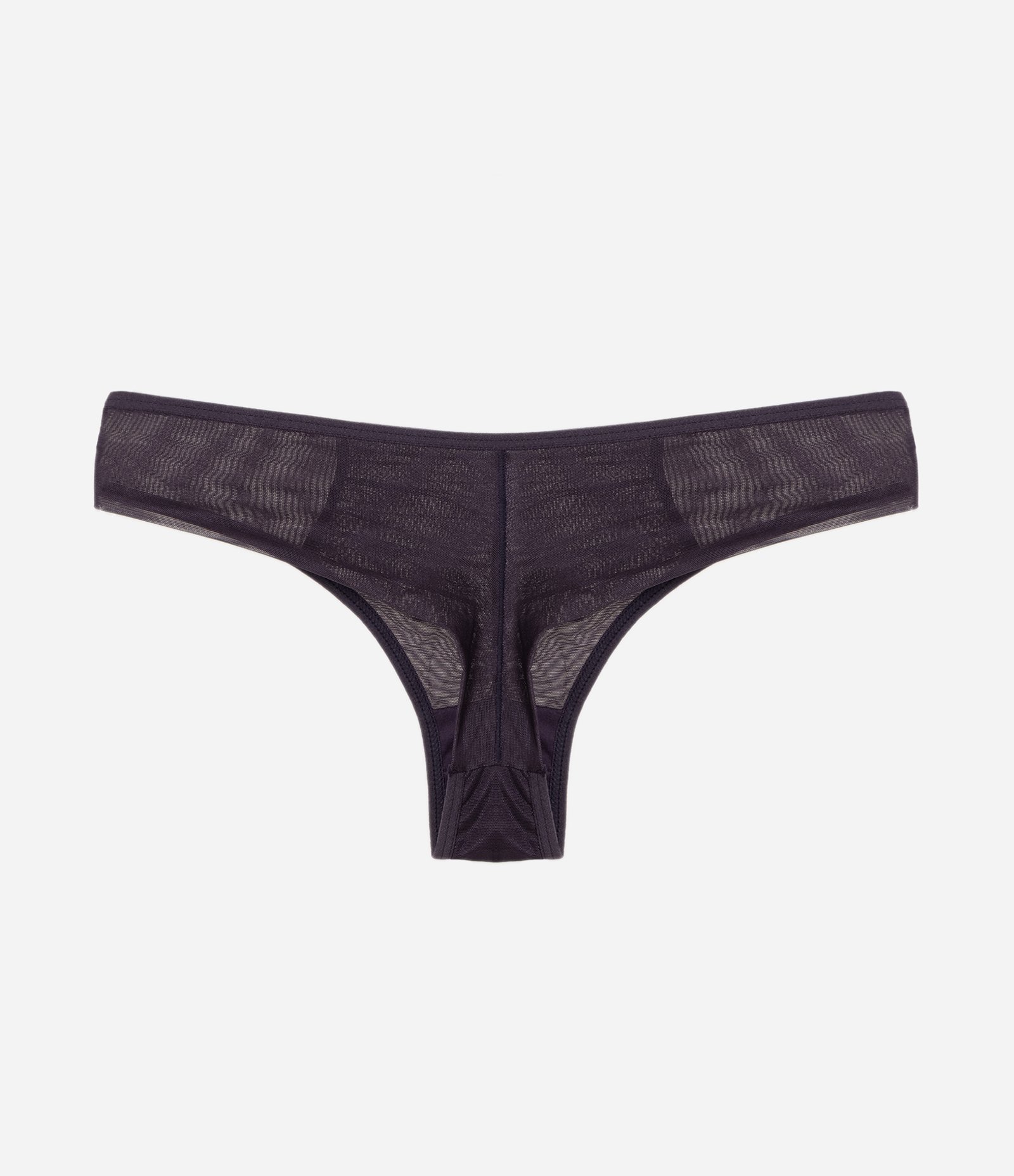 Calcinha Biquíni em Tule com Detalhe Drapeado Roxo 6