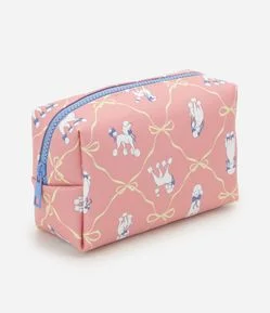 Necessaire Média com Estampa Cachorro Poodle