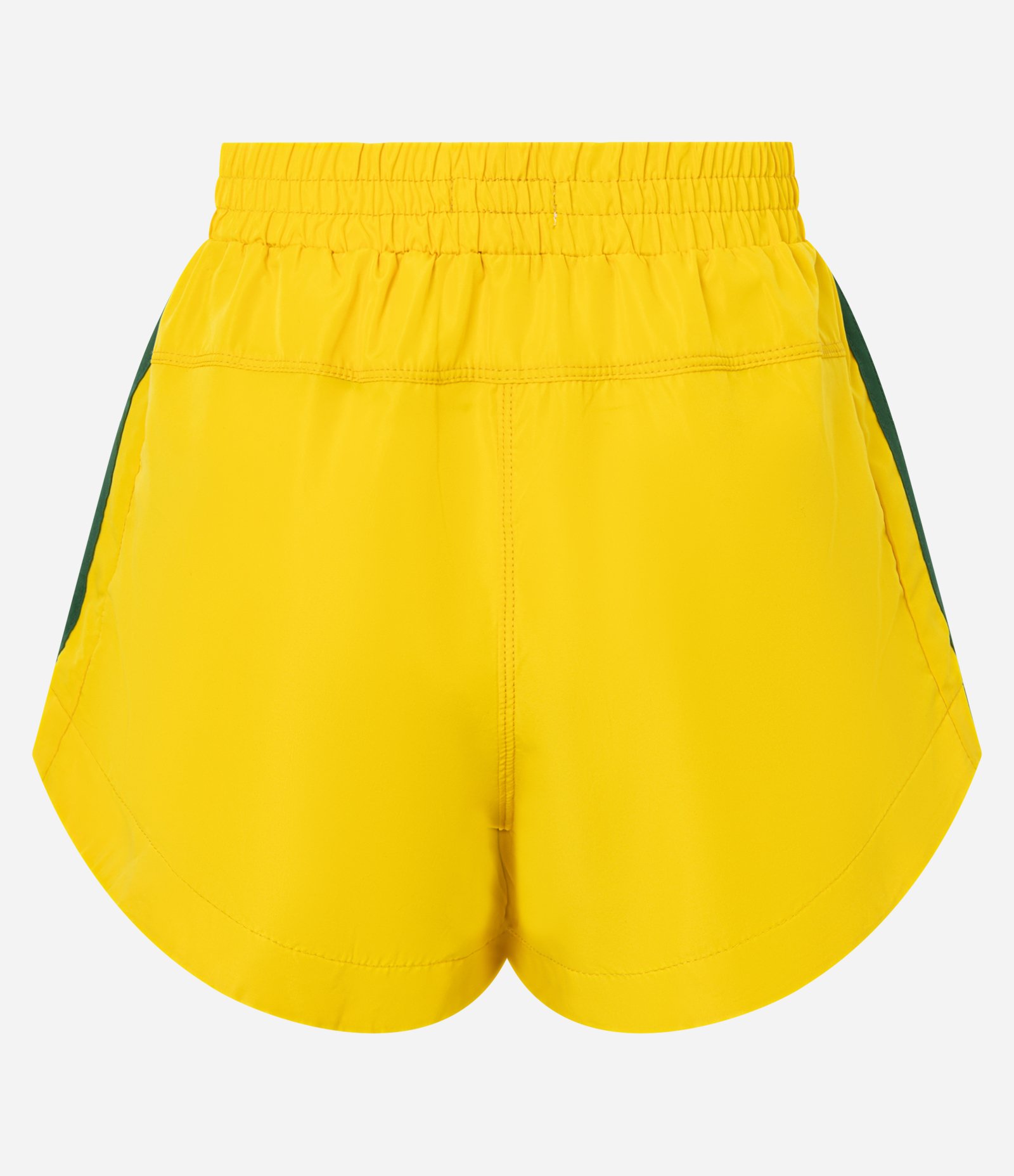 Bermuda Runner Esportiva com Listras Laterais Amarelo 3