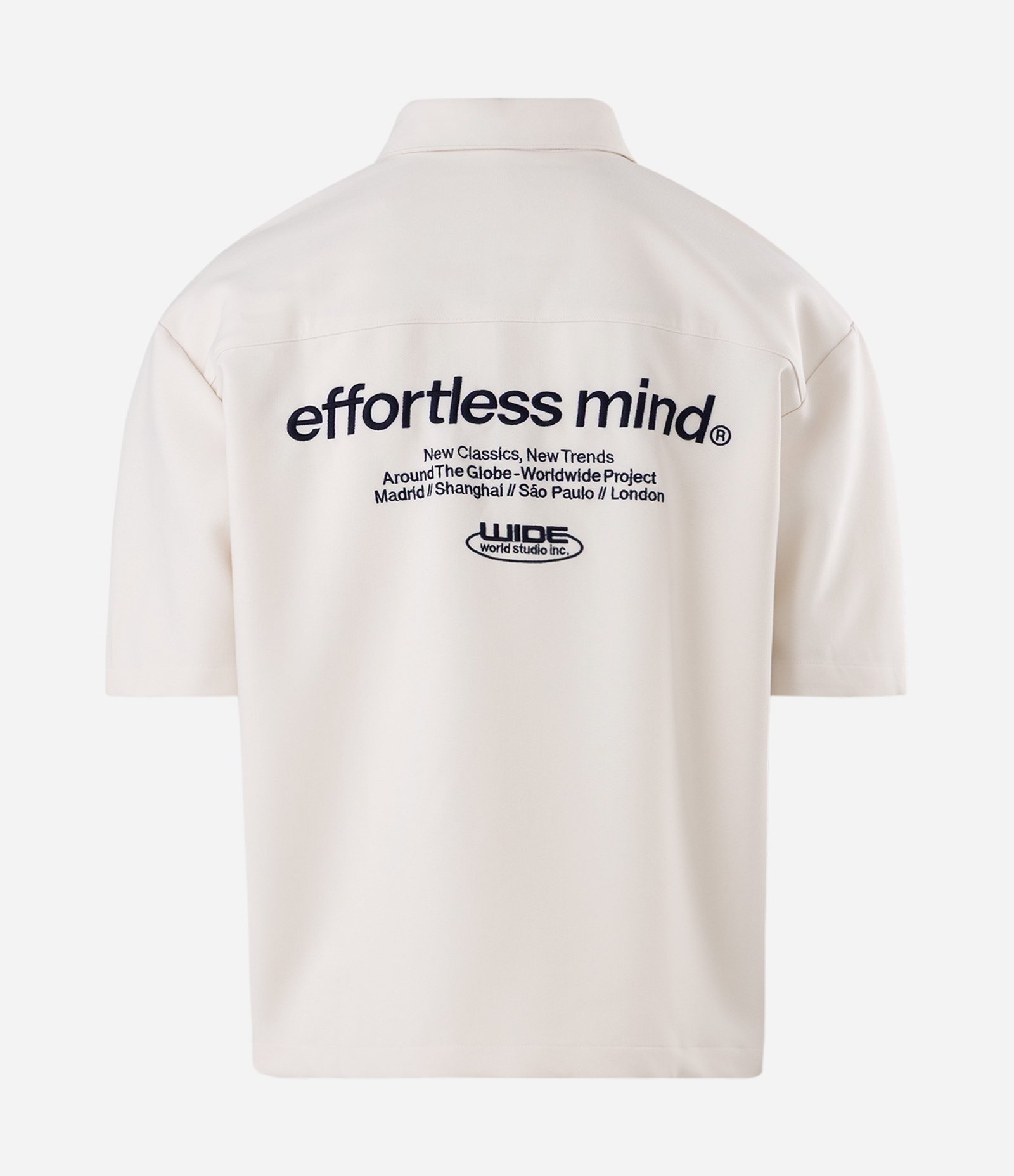 Camisa Boxy com Lettering Bordado Branco 6