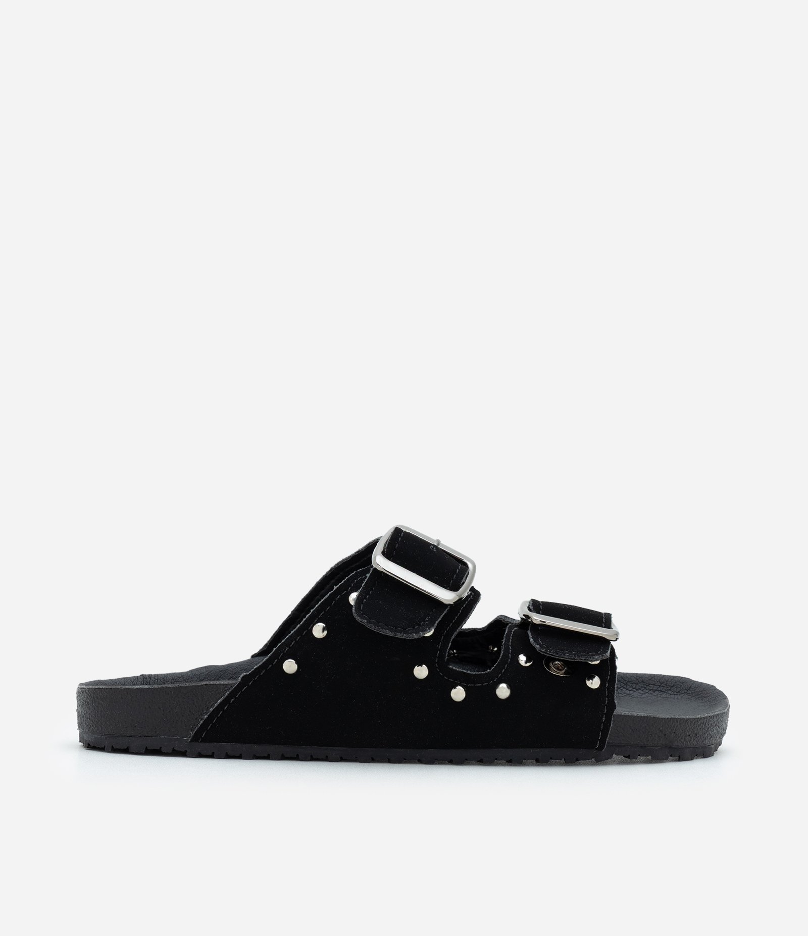 Sandália Comfy Infantil com Tachinhas e Fivelas - tam 27 ao 35 Preto 4