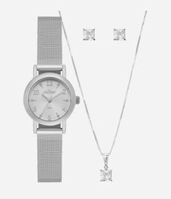 Relógio Analógico Condor Aço CO2035NWR K4K