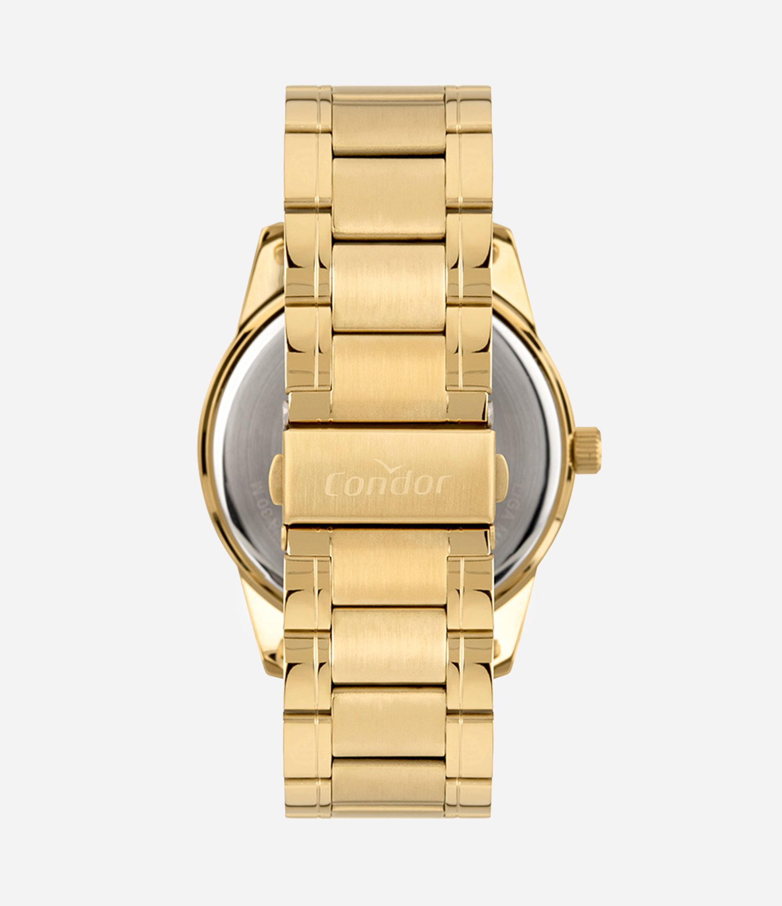 Relógio Analógico Condor Aço Modelo CO2036MWN 4A Dourado 3