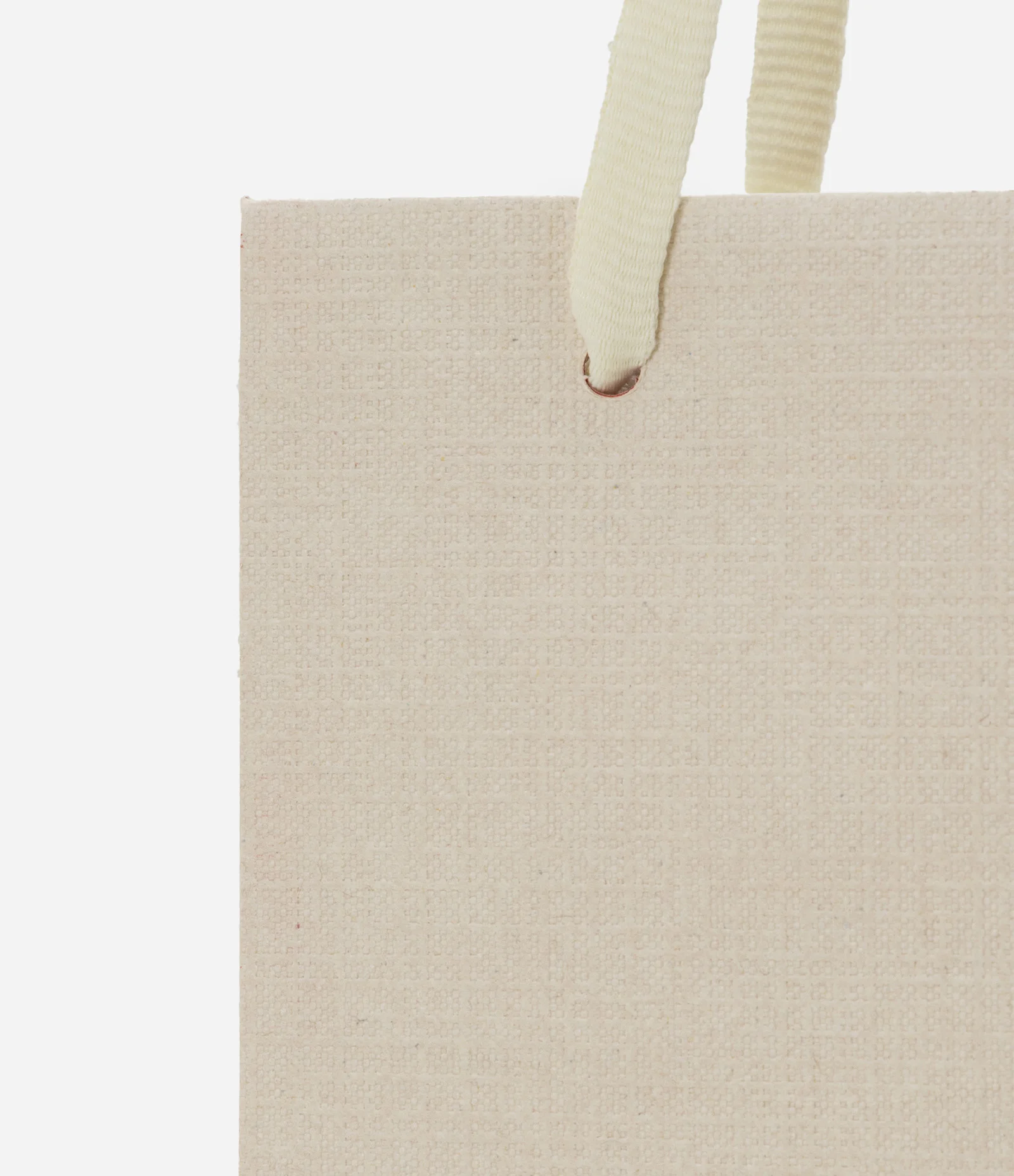 Embalagem de Presente Extra Pequena com Alça Dupla Bege 2