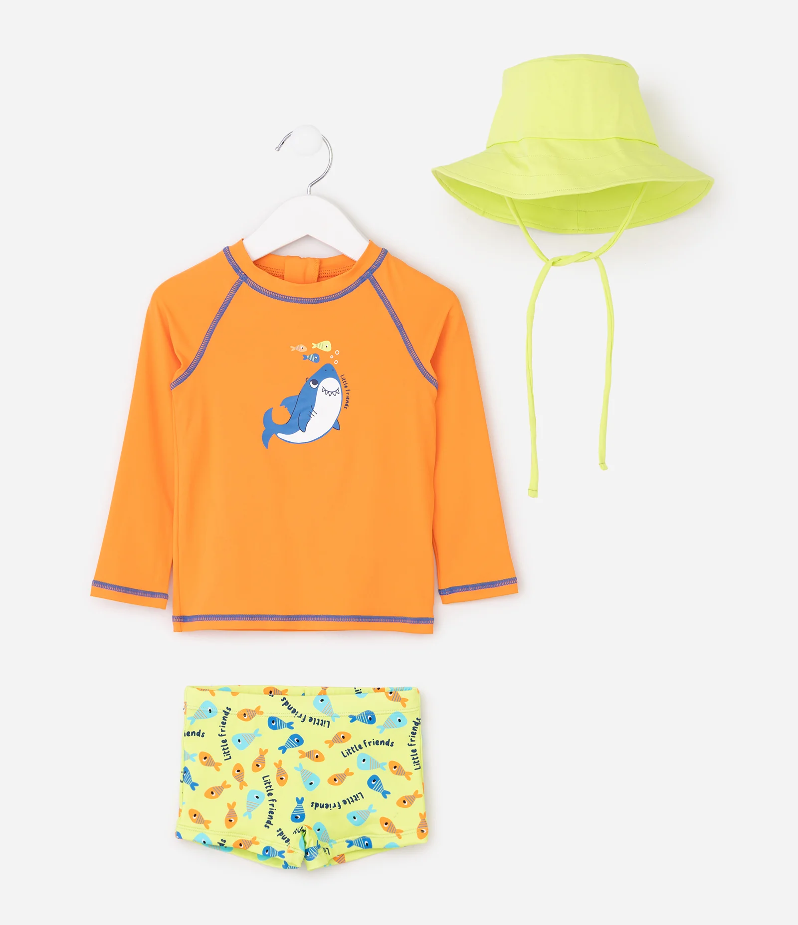 Conjunto Infantil Em Poliamida Estampado - 1 a 12 Anos Multicores 1