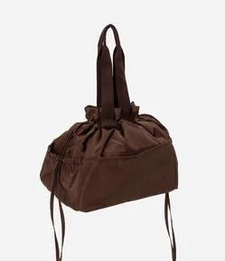 Lancheira com Cordão Ajustável e Bolso Externo