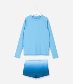 Conjunto Infantil Em Poliamida UV Degradê - Tam 5 a 14 Anos
