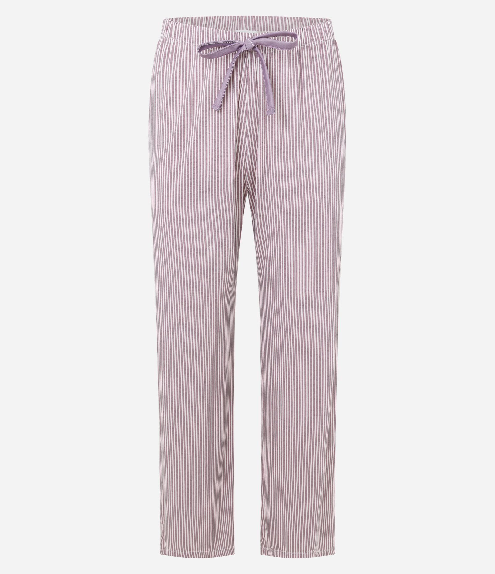 Pijama Americano Listrado com Manga Curta Branco/Rosa 7
