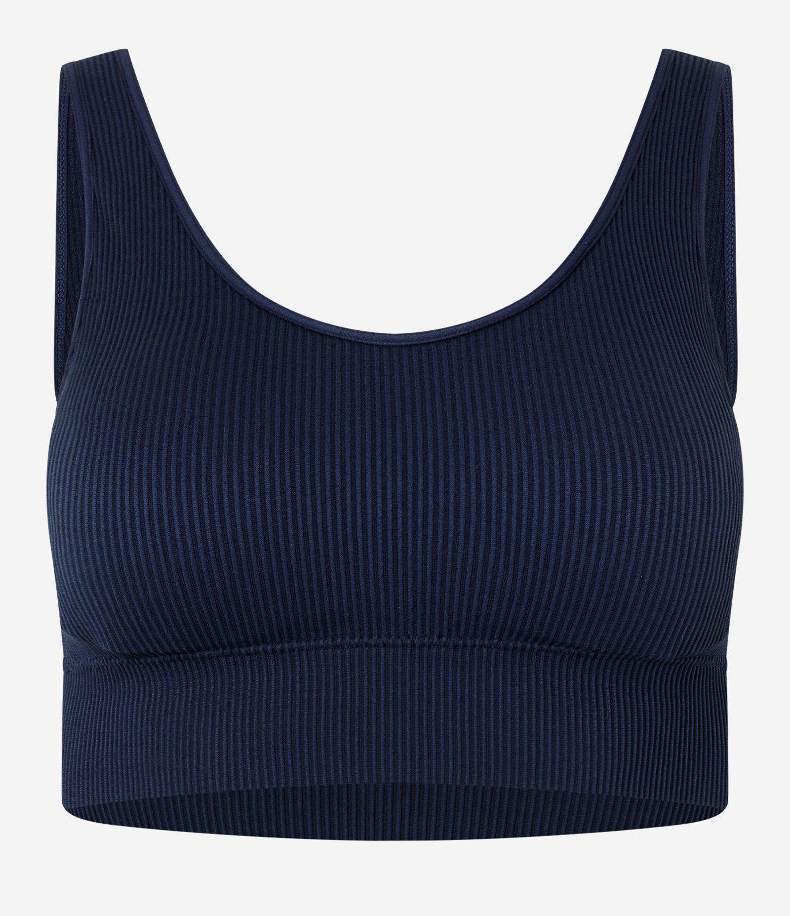Top Bojo Esportivo Seamless com Alças Largas Azul 5