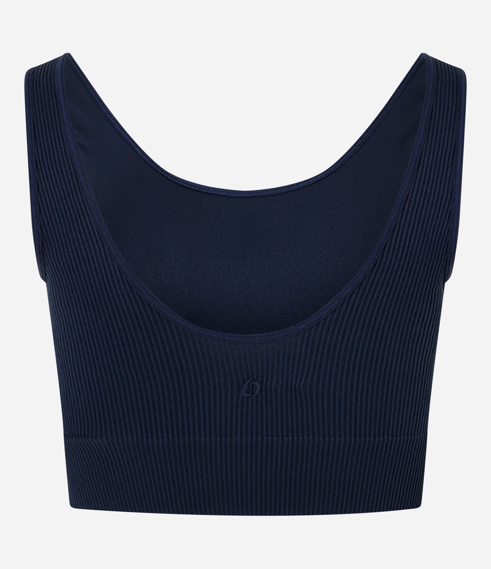 Top Bojo Esportivo Seamless com Alças Largas Azul 7