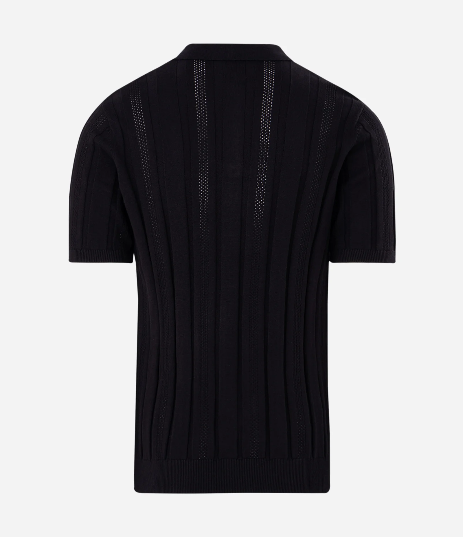 Camisa Polo Texturizada em Algodão com Zíper Anthracite 2