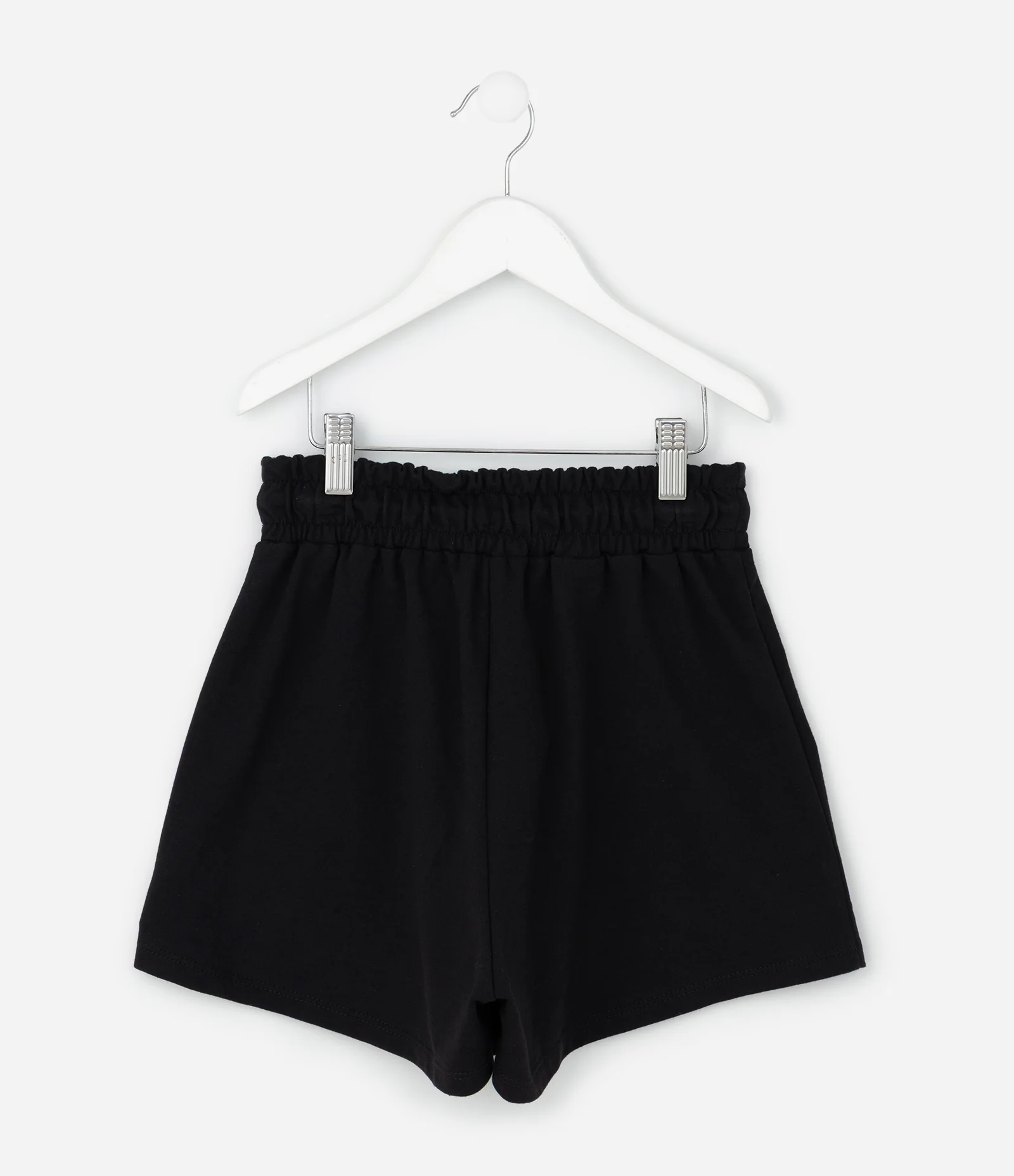 Short Infantil com Corações e Paetê – Tam 5 a 14 Anos Preto 2