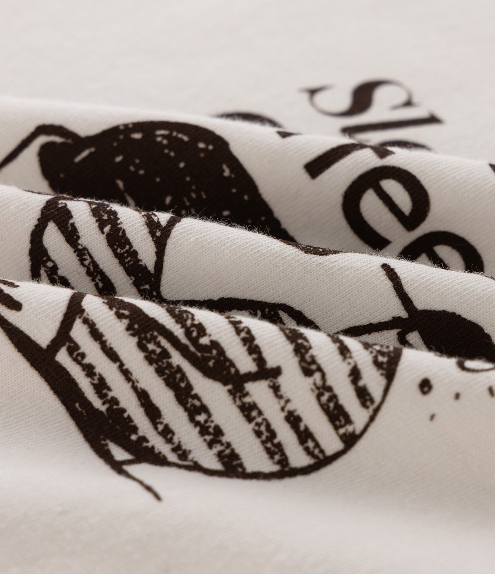 Pijama Curto com Estampa Coffee Club Off White 8