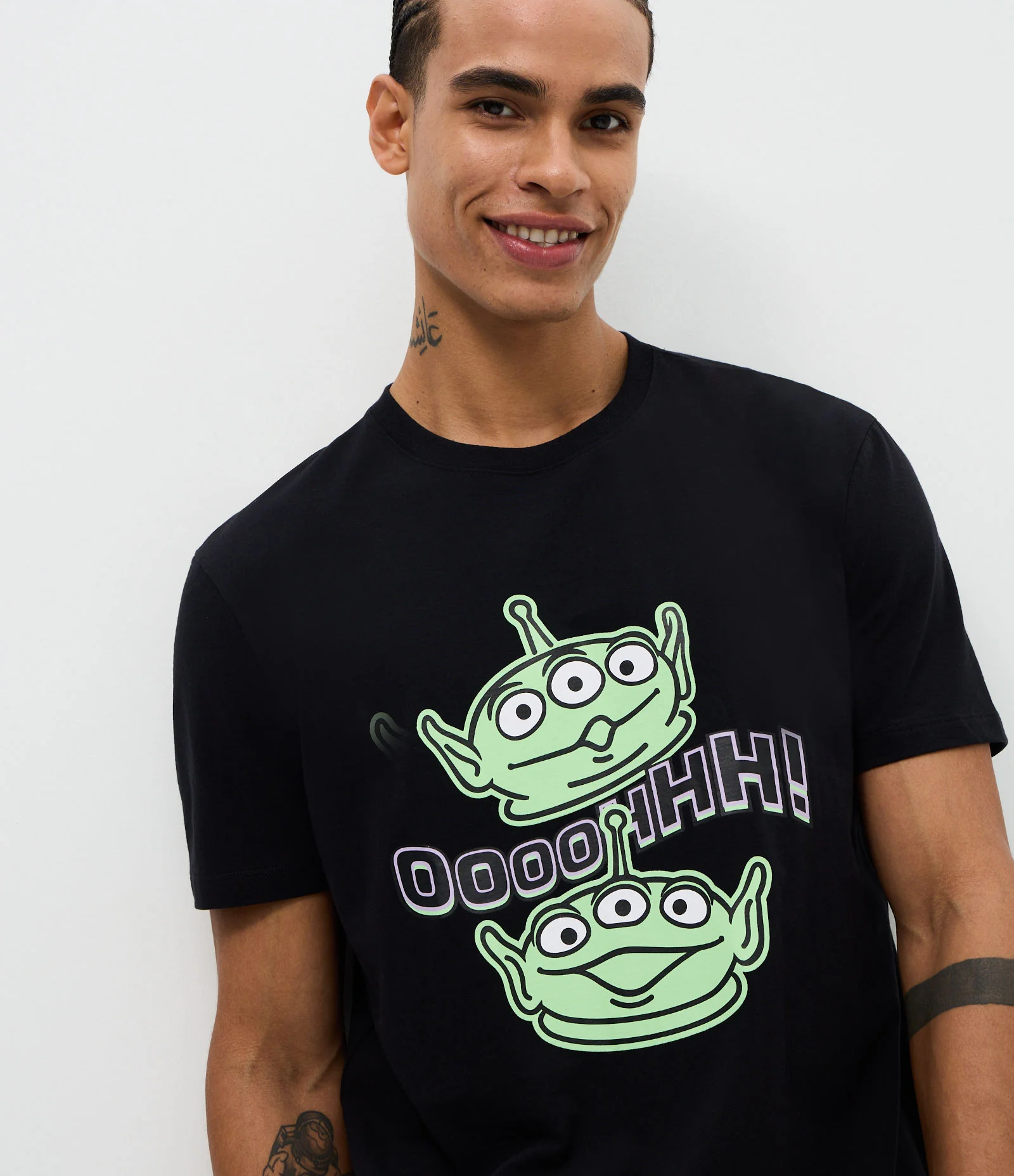 Pijama Curto Toy Story Aliens Jet Black 2