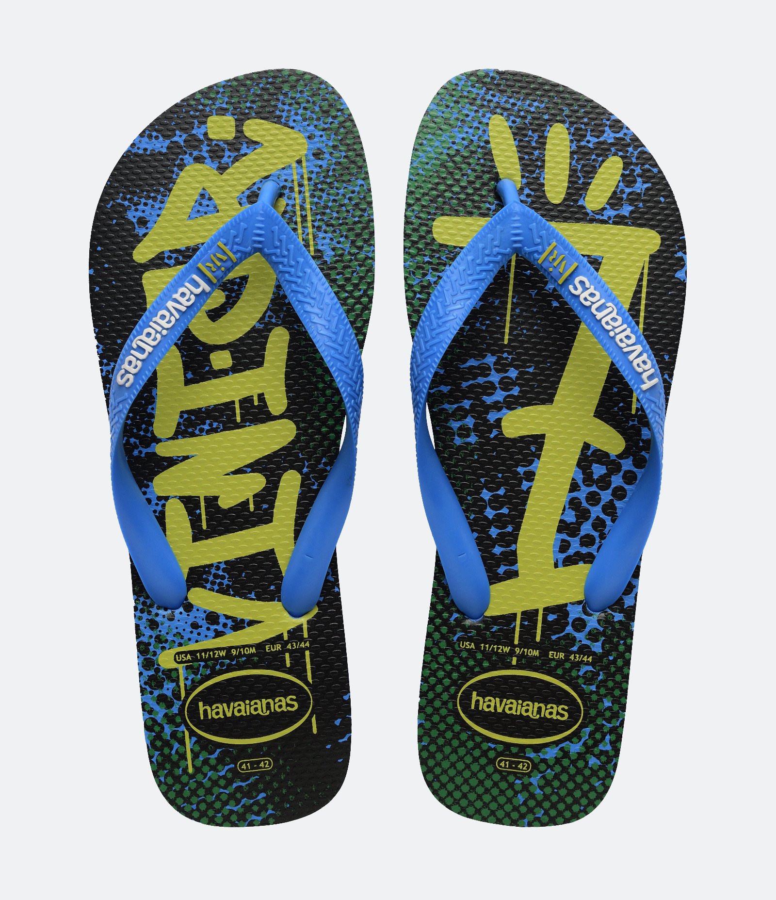 Chinelo Havaianas com Estampa Vini JR 7 Azul 1