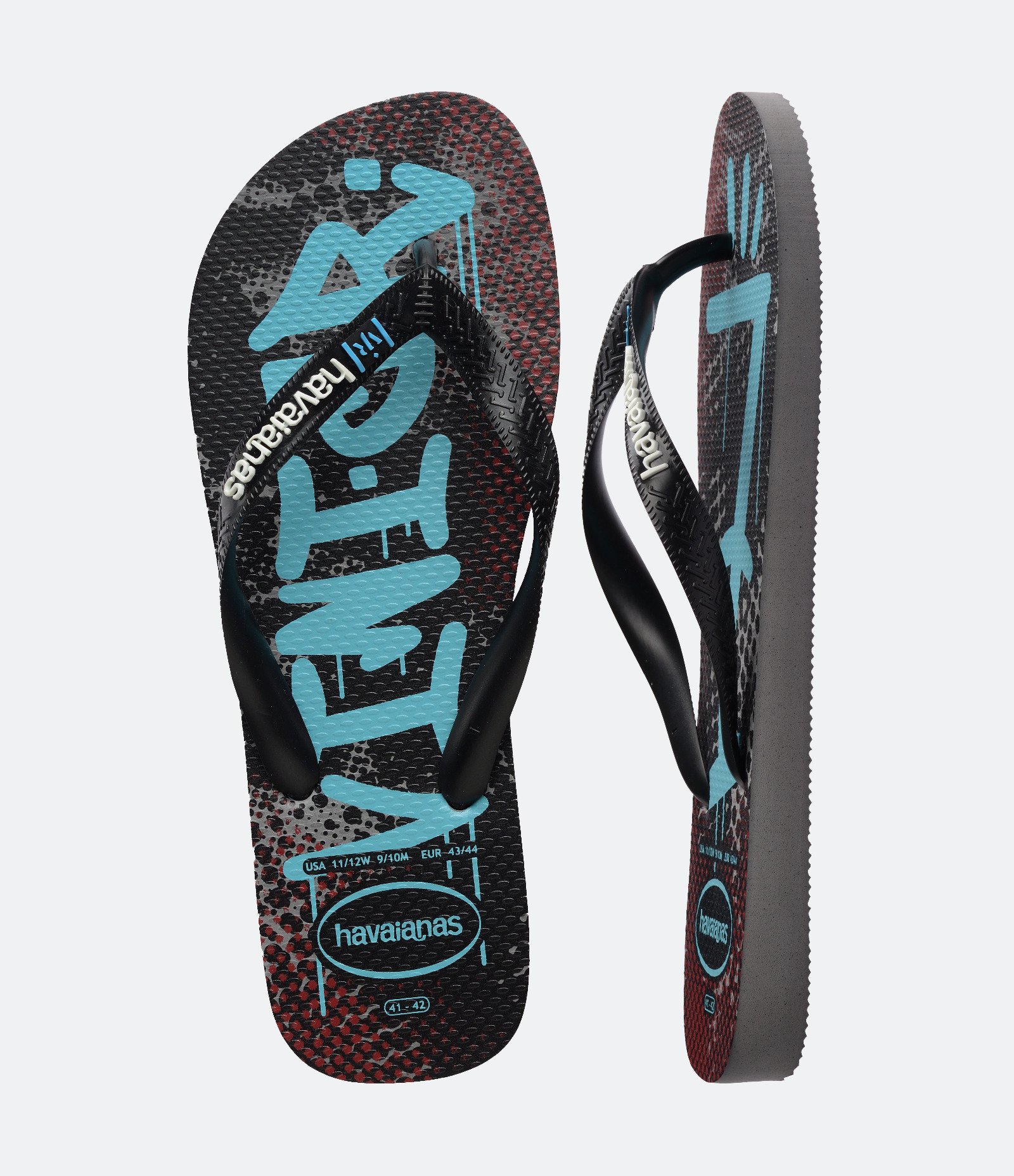 Chinelo Havaianas com Estampa Vini JR 7 Cinza 4