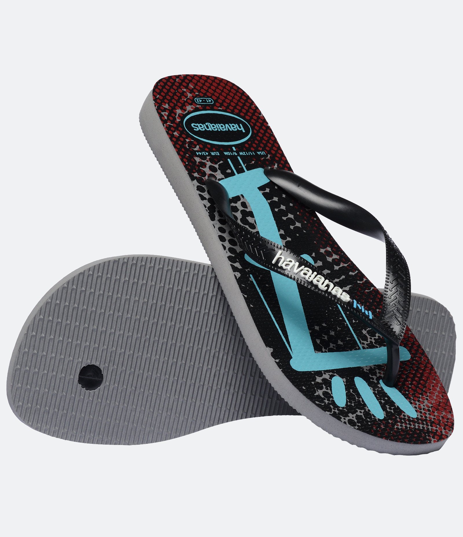 Chinelo Havaianas com Estampa Vini JR 7 Cinza 6