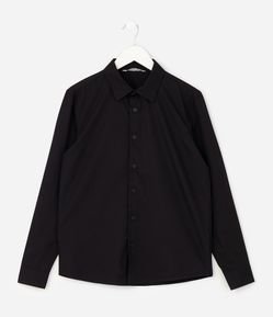Camisa Infantil com Fibra de Bambu e Fechamento por Botões - Tam 5 a 14 Anos