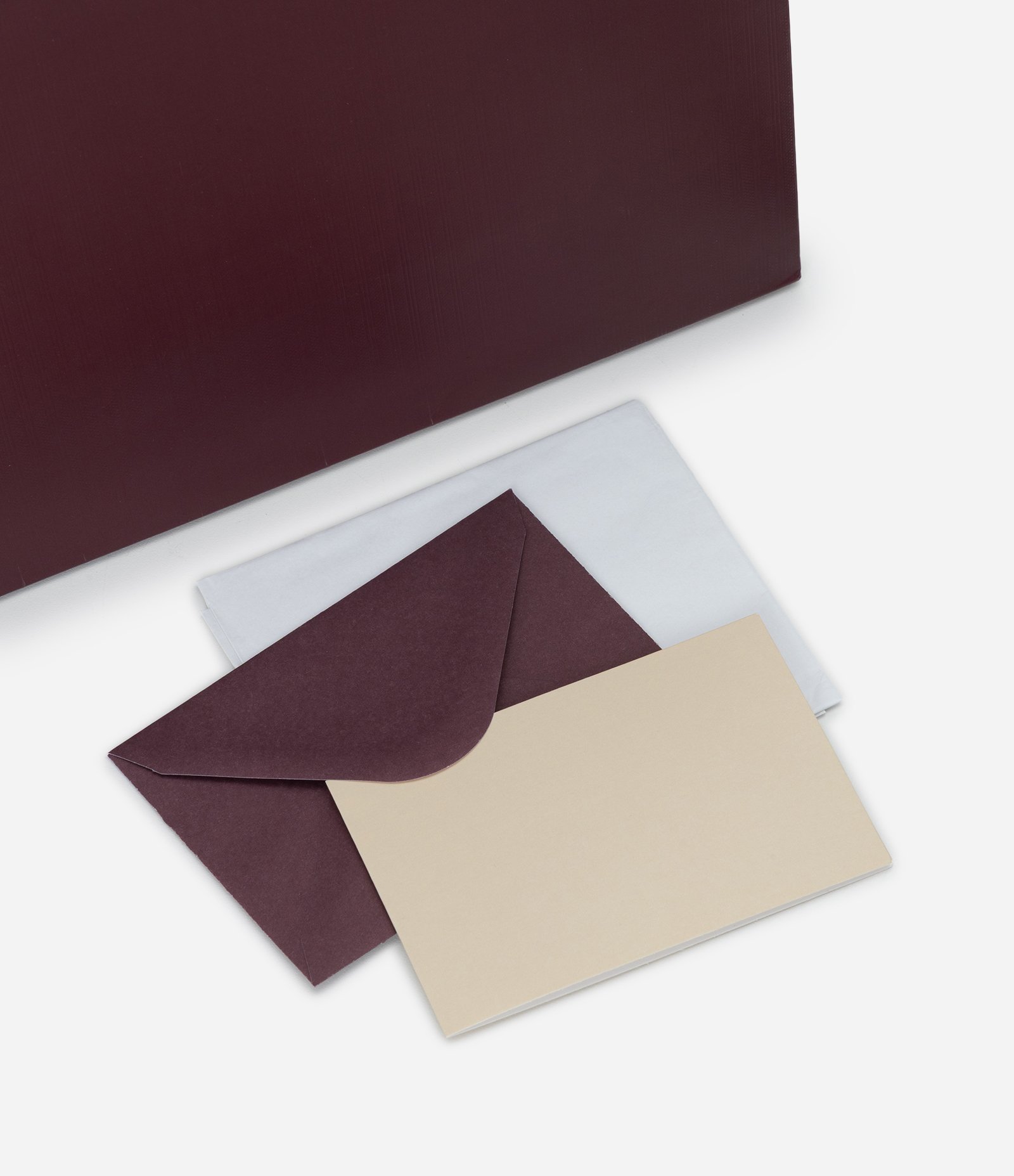 Embalagem de Presente Fosco com Envelope Vinho 4