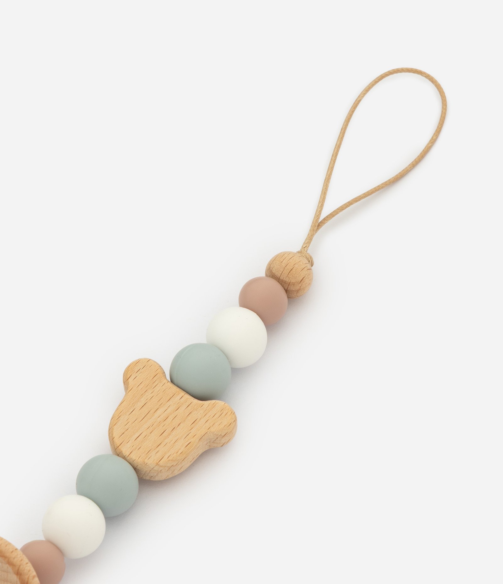 Prendedor de Chupeta em Silicone com Urso - Tam Único Verde 3